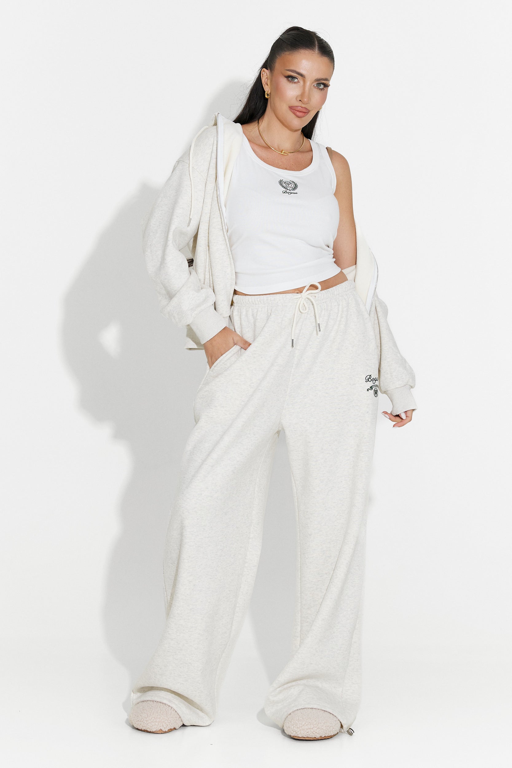 Women's casual gray tracksuit Kalira Bogas