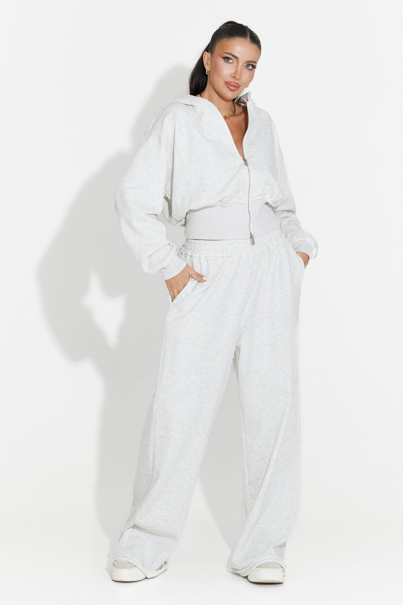 Women's casual gray tracksuit Seloria Bogas