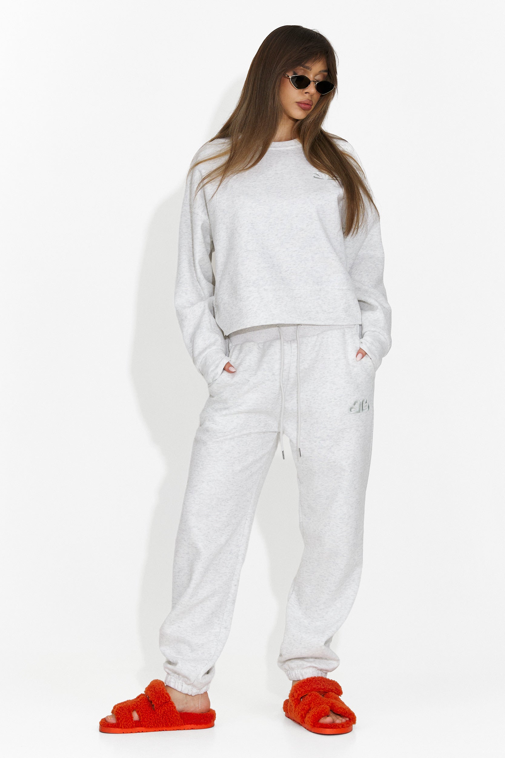 Trening dama casual gri Semyna Bogas