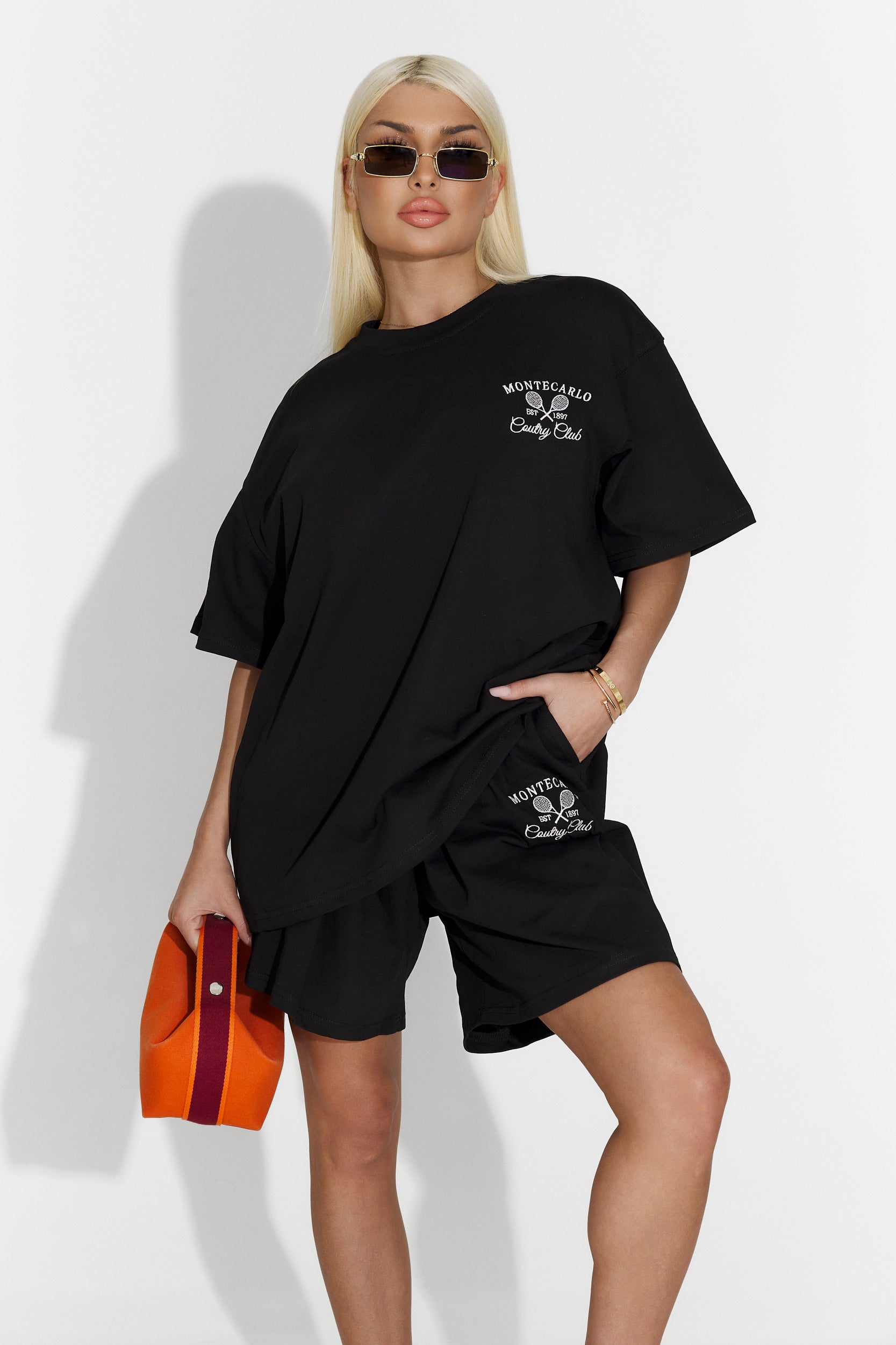 Trening dama casual negru Nathly Bogas