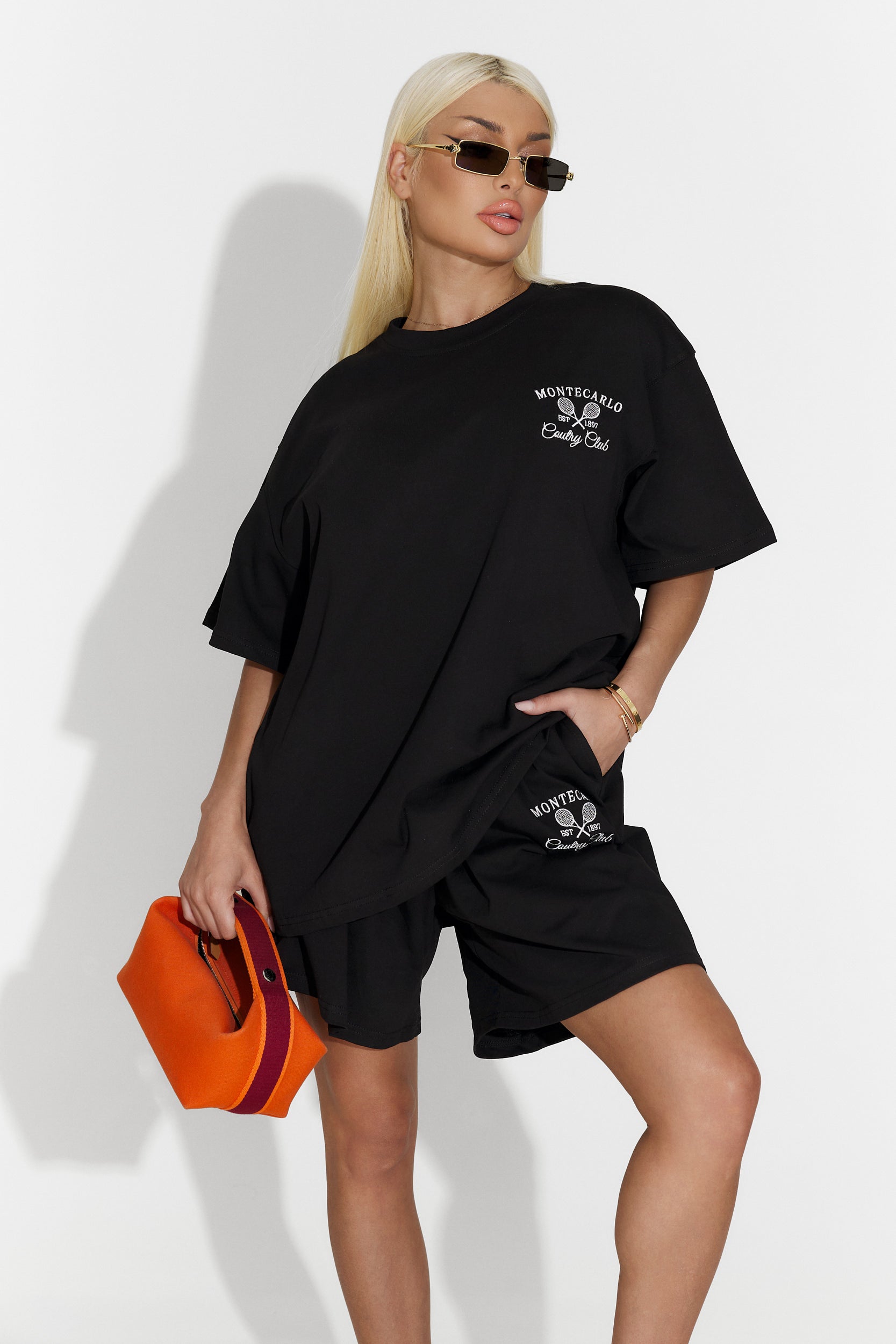 Trening dama casual negru Nathly Bogas