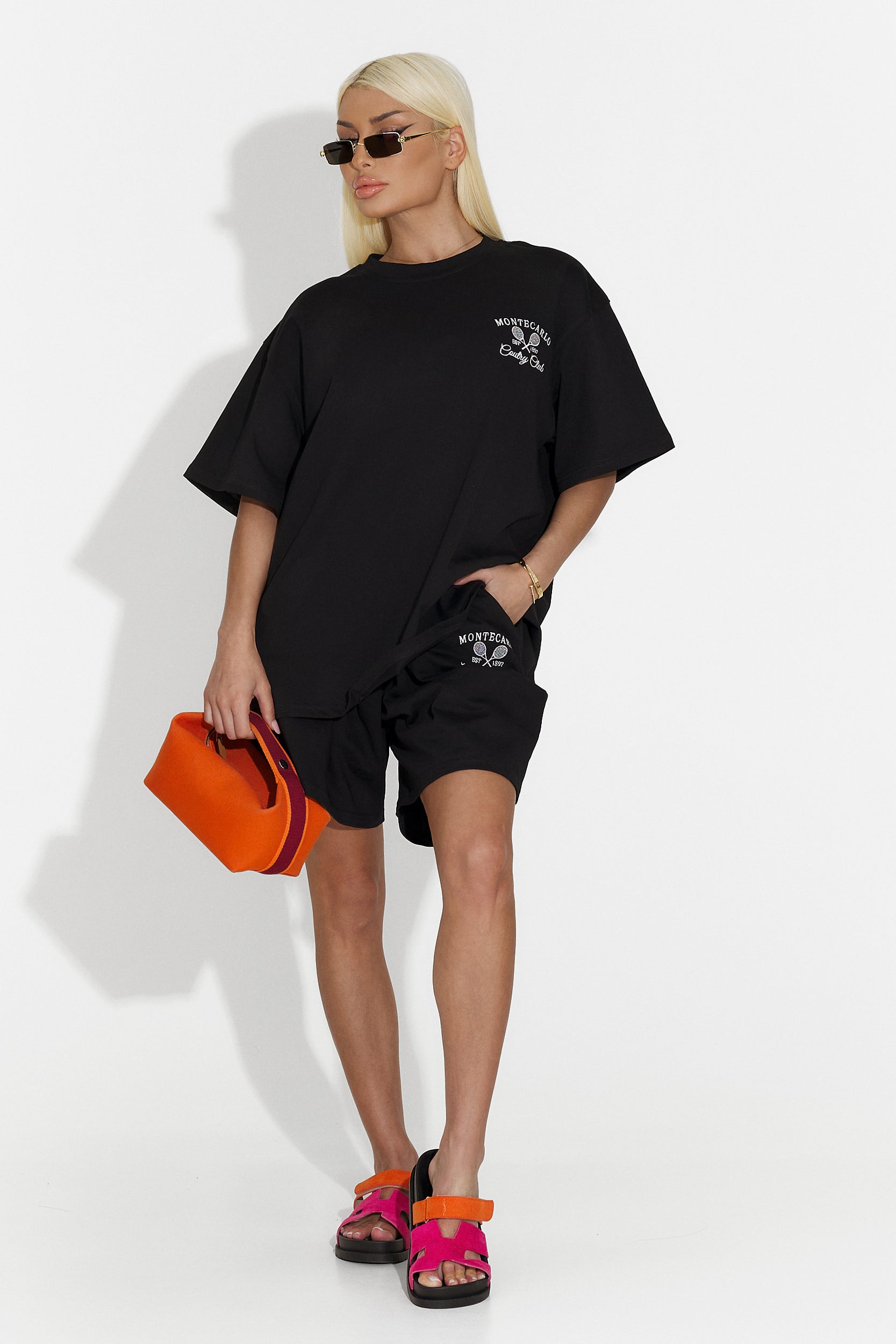 Trening dama casual negru Nathly Bogas