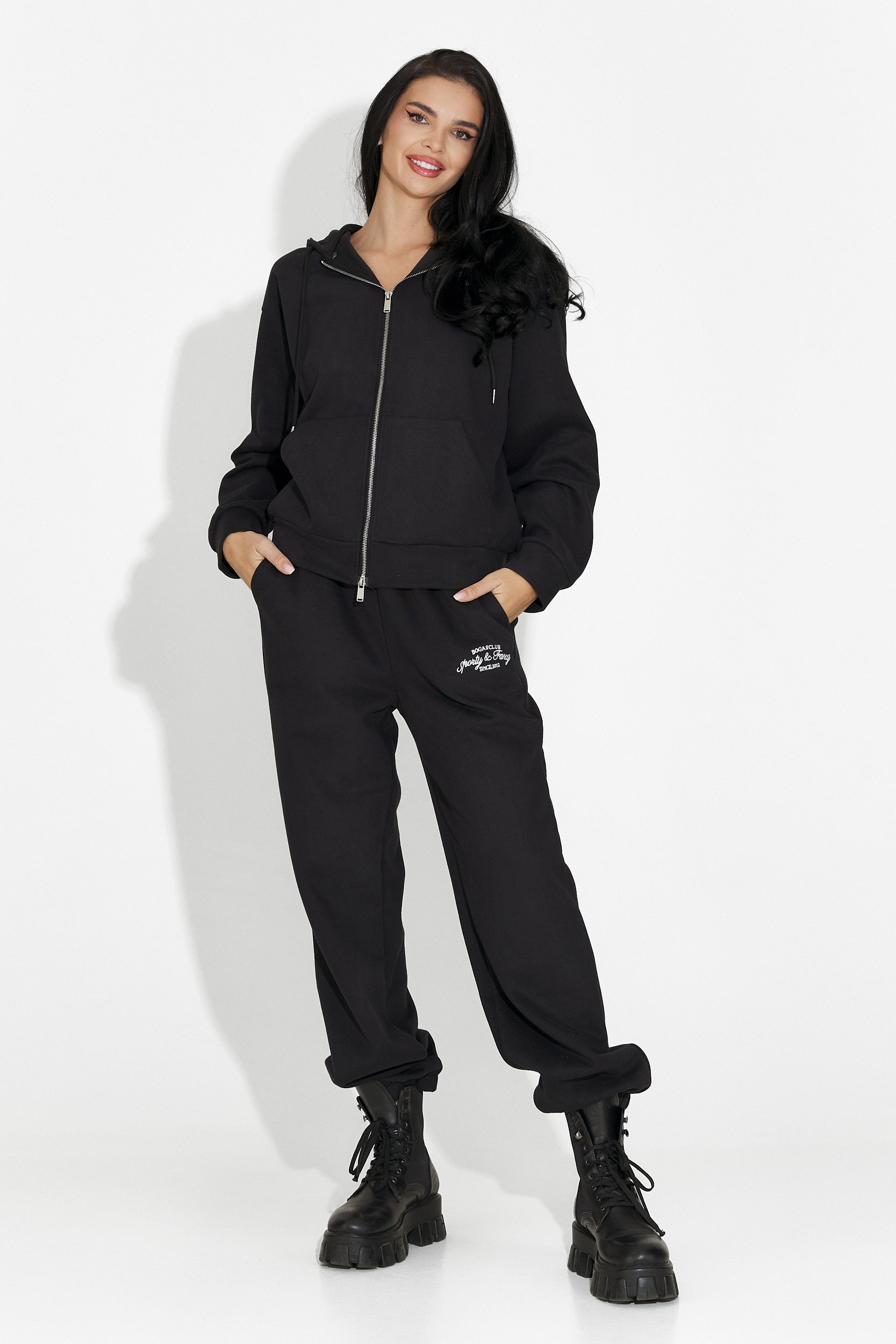 Favora Bogas Casual Black Women's Training Suit