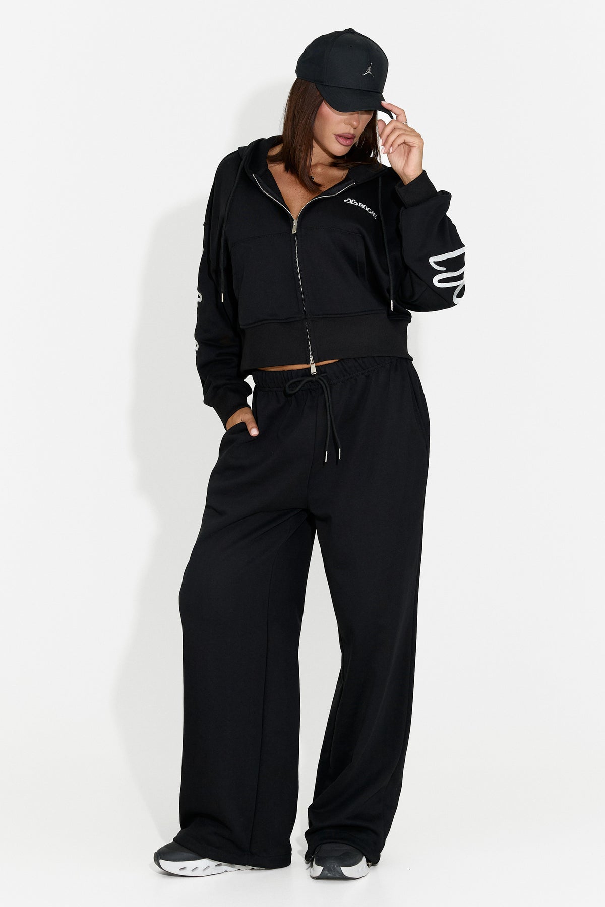 Trening dama casual negru Jaliraeria Bogas