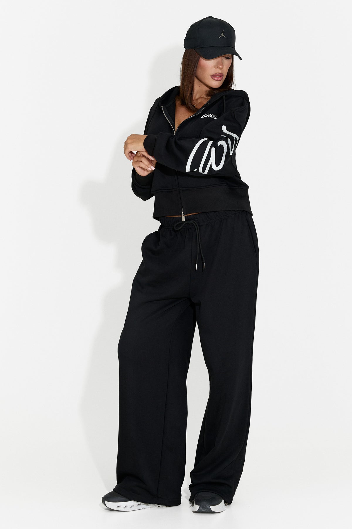 Trening dama casual negru Jaliraeria Bogas