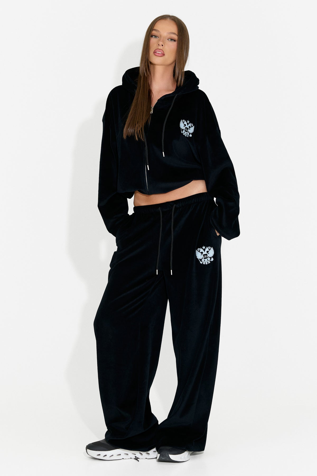 Trening dama casual negru Scoleaesia Bogas
