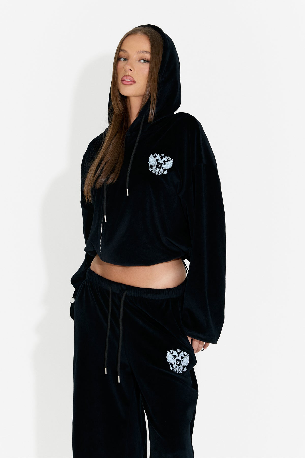 Trening dama casual negru Scoleaesia Bogas