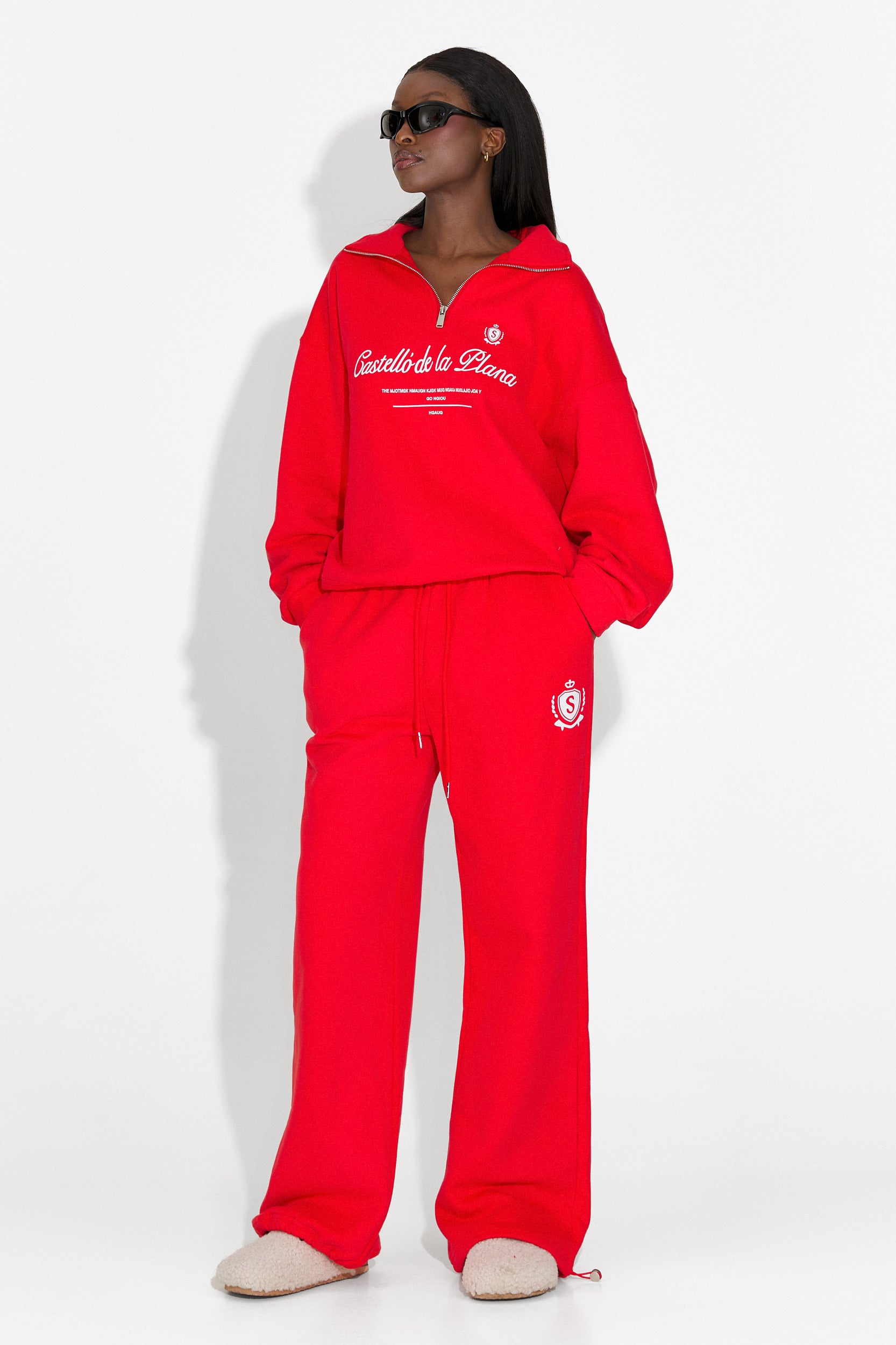 Civora Bogas Casual Red Women's Training Suit
