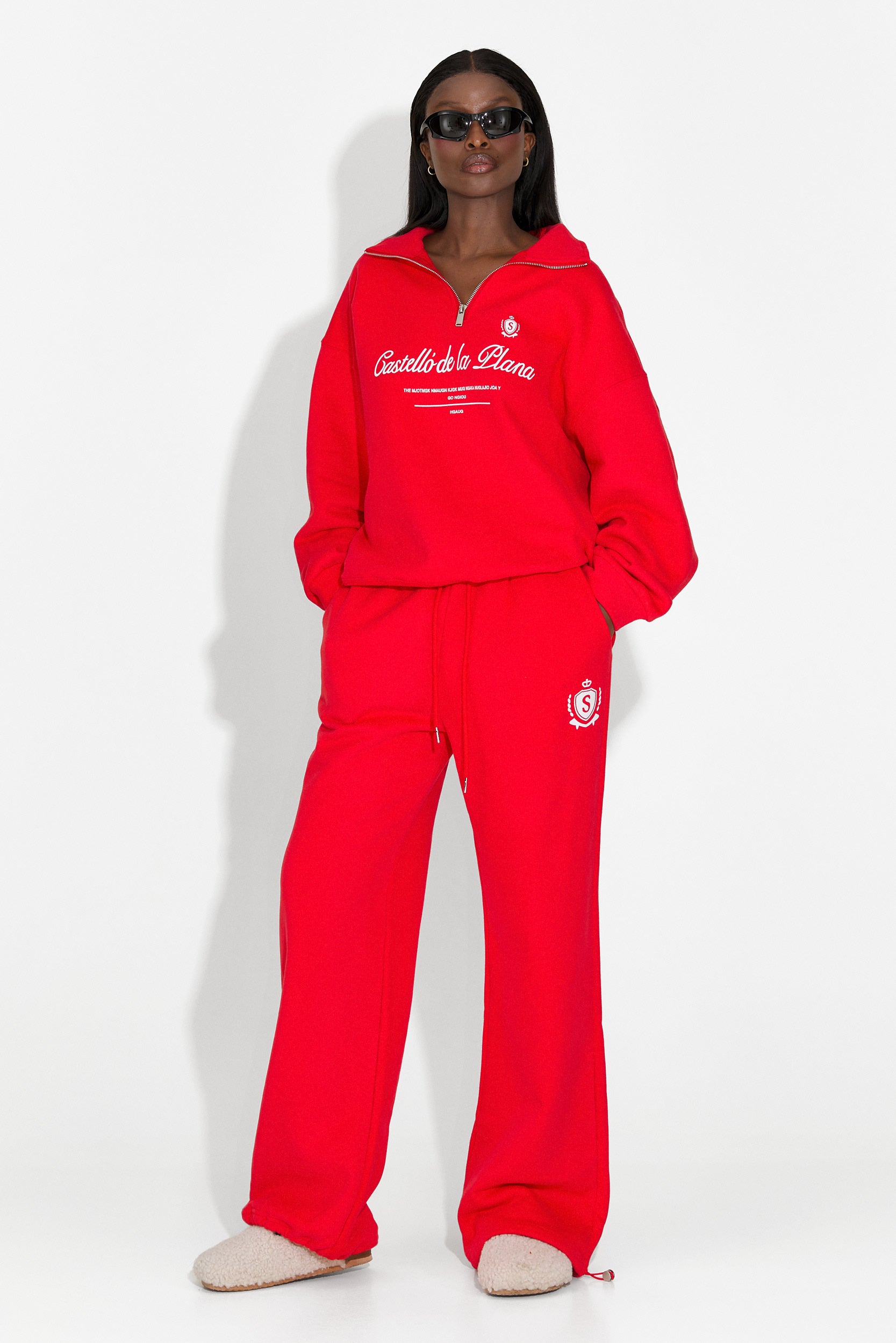 Civora Bogas Casual Red Women's Training Suit