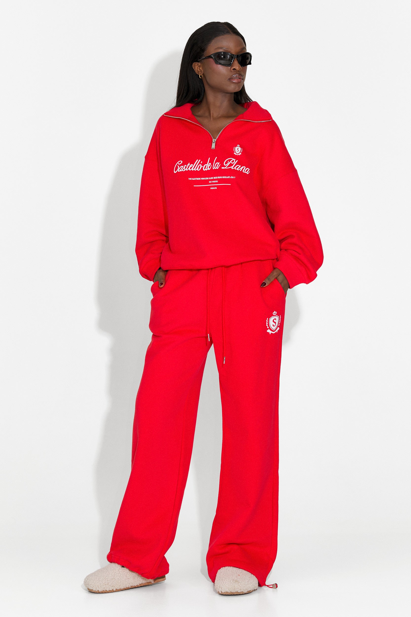 Civora Bogas Casual Red Women's Training Suit
