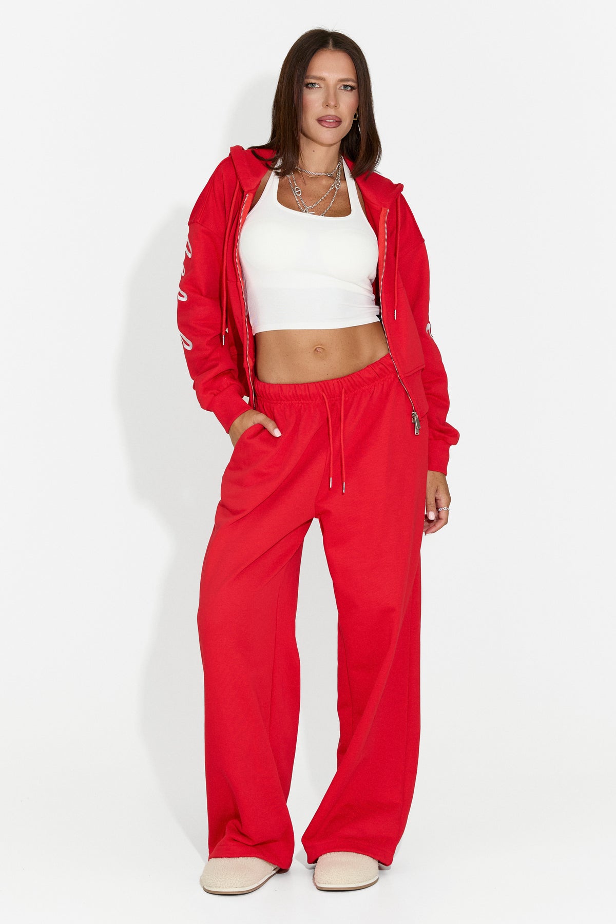 Trening dama casual rosu Jaliraeria Bogas