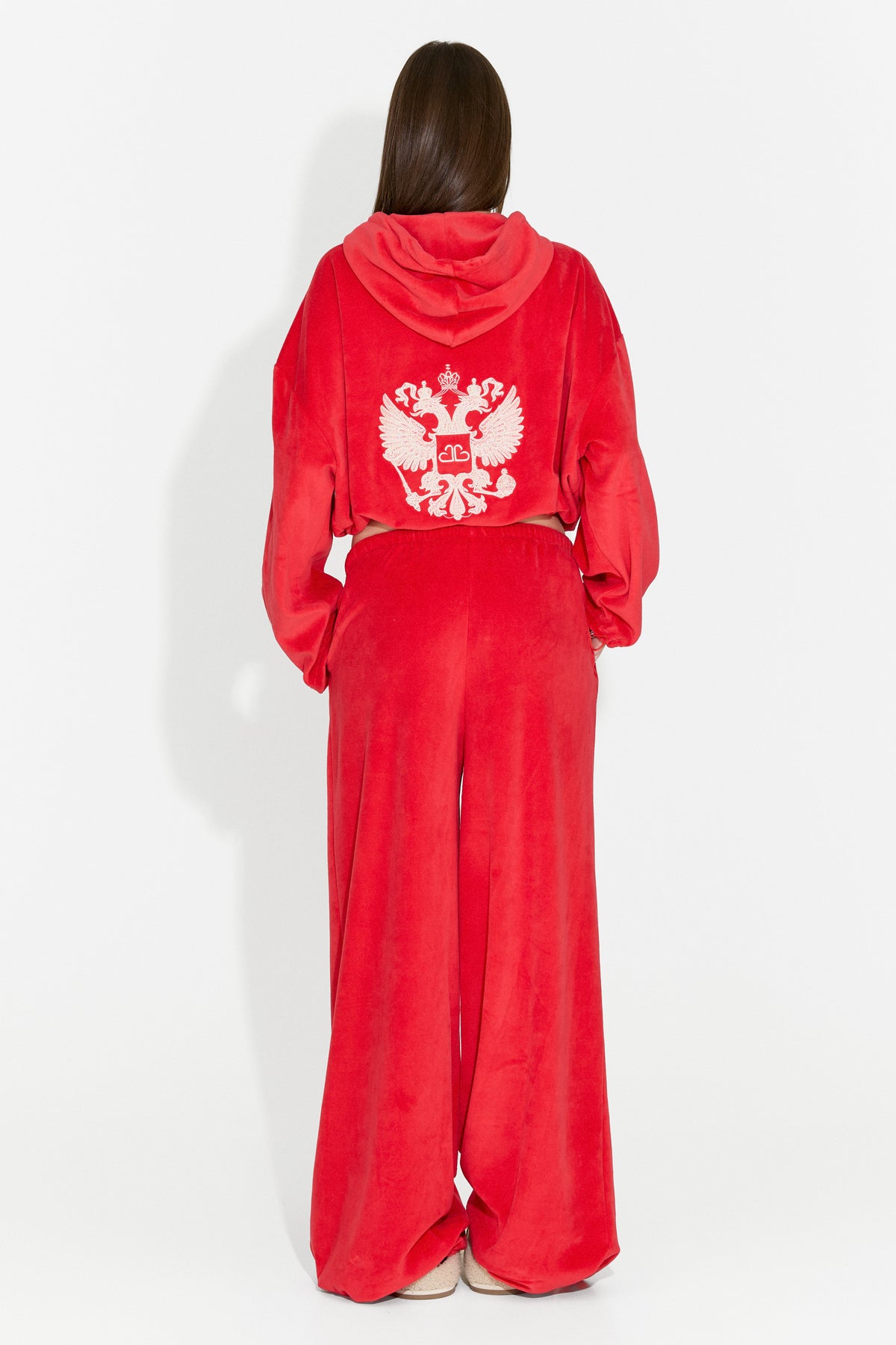 Trening dama casual rosu Scoleaesia Bogas