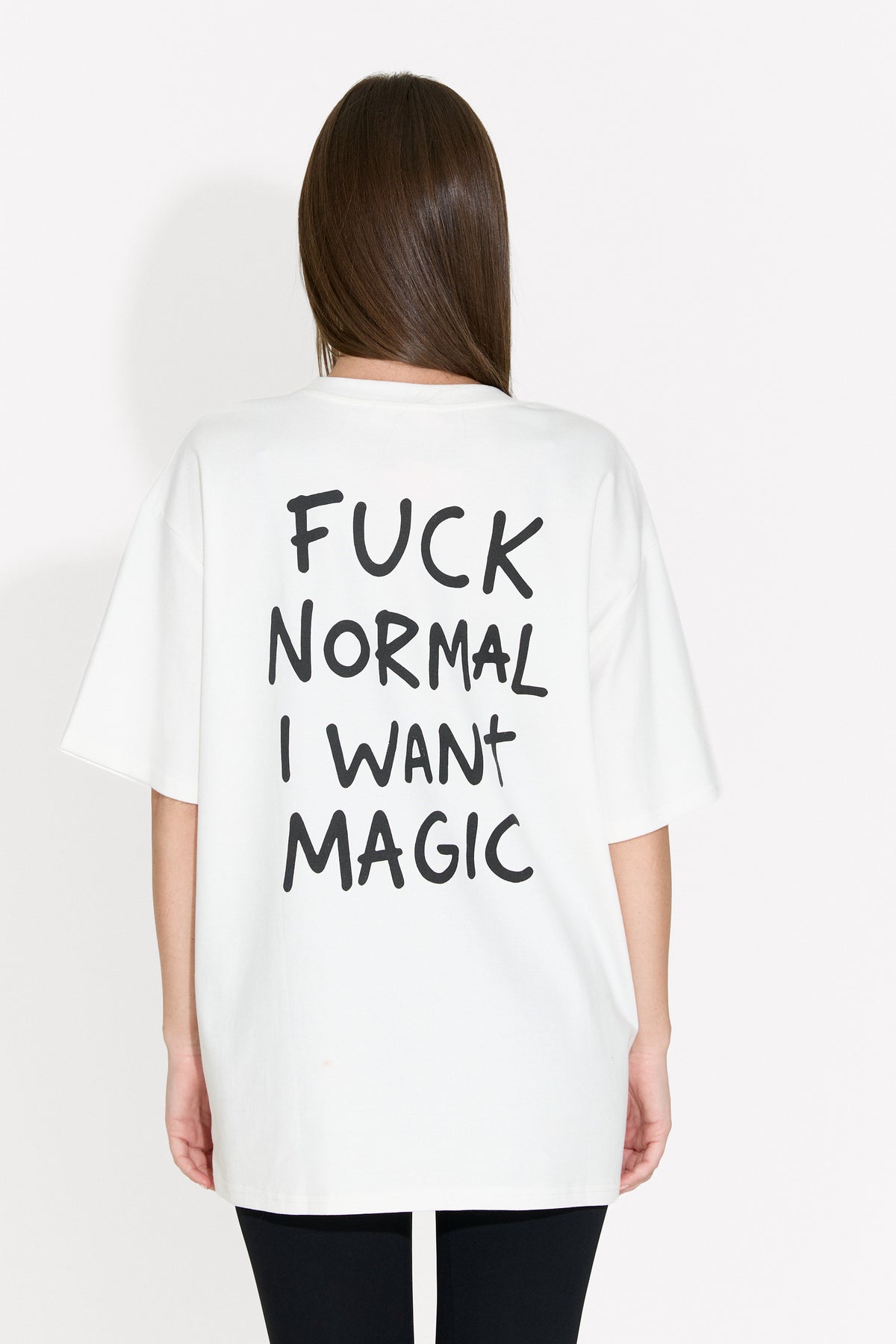 Tricou dama casual alb Andrena Bogas