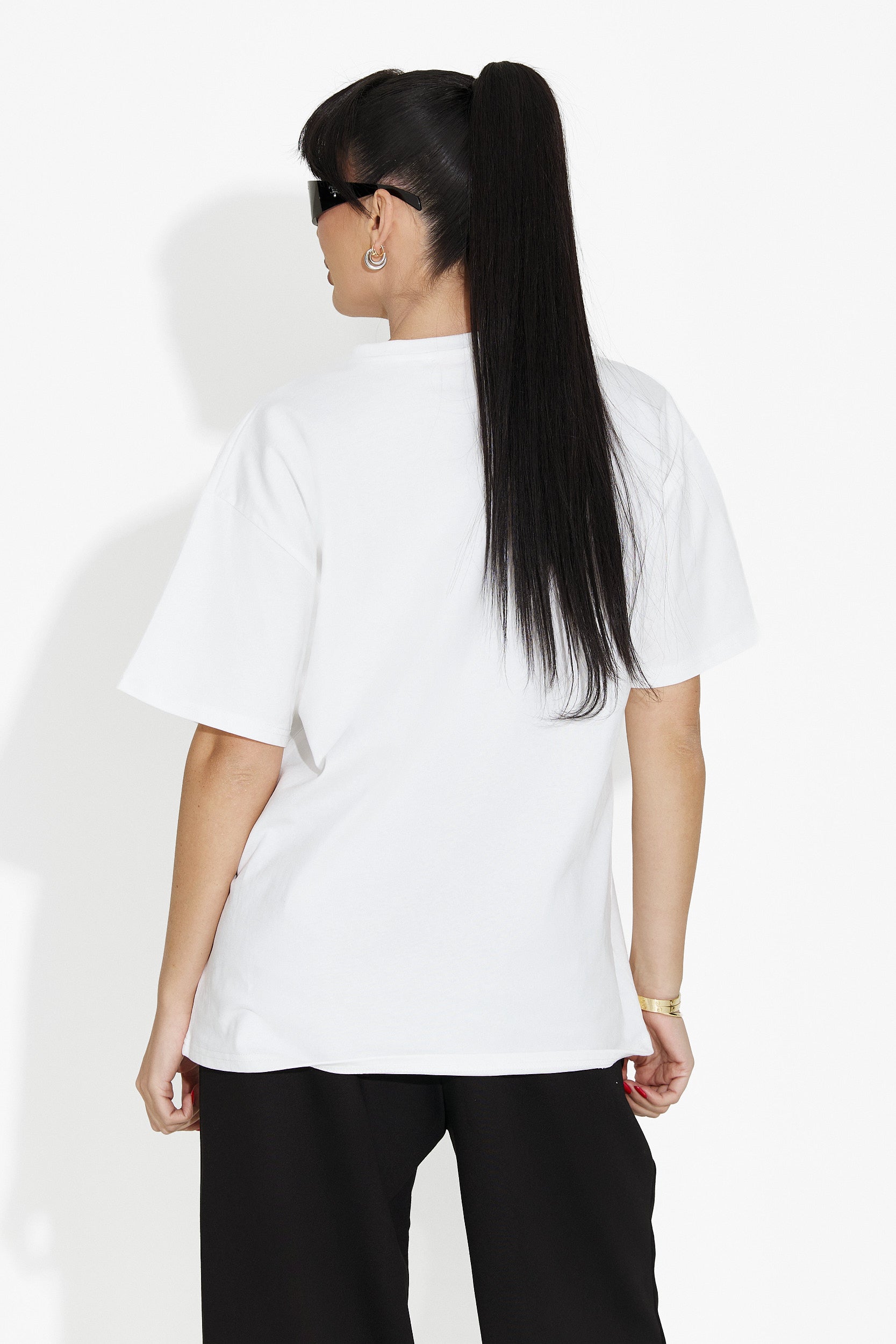 Women's casual white t-shirt Arilea Bogas