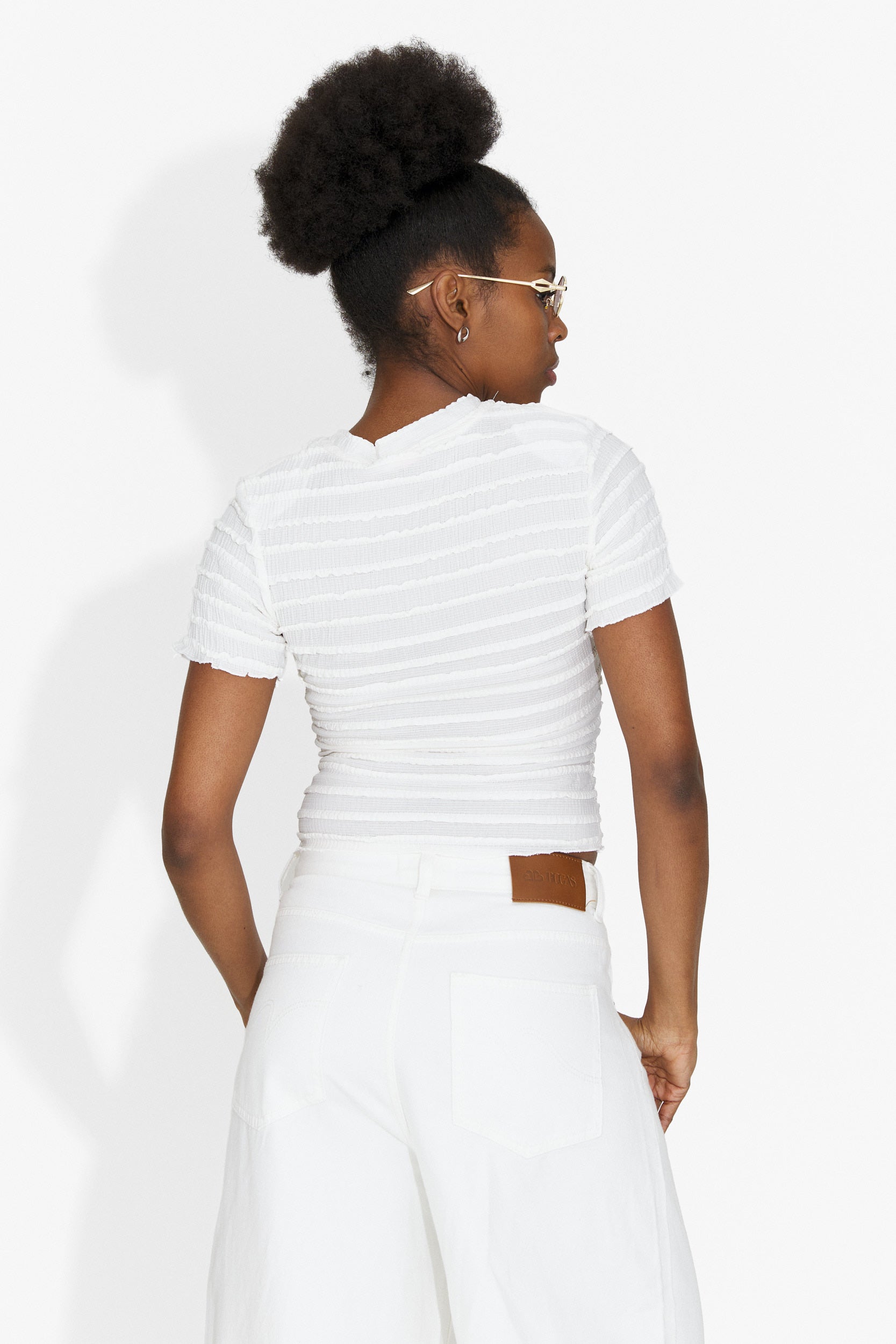 Tricou dama casual alb Versala Bogas