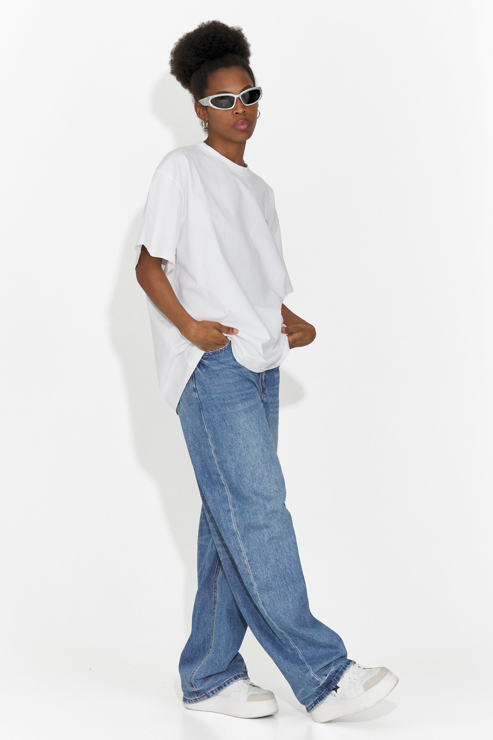 Tricou dama casual alb Zoenia Bogas