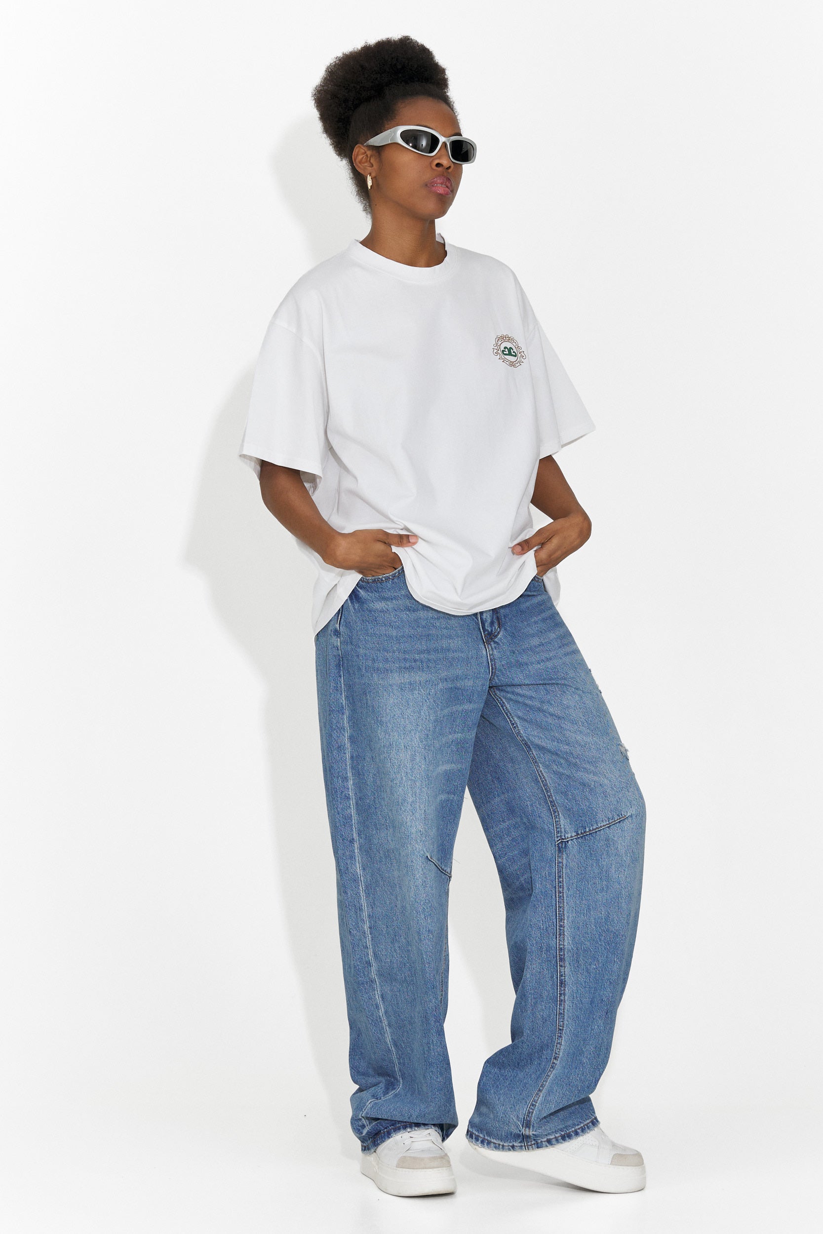 Tricou dama casual alb Zoenia Bogas