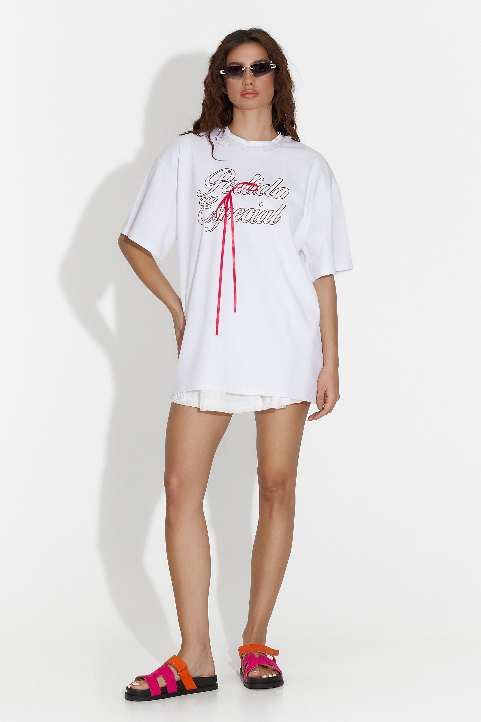 Tricou dama casual alb Zoila Bogas