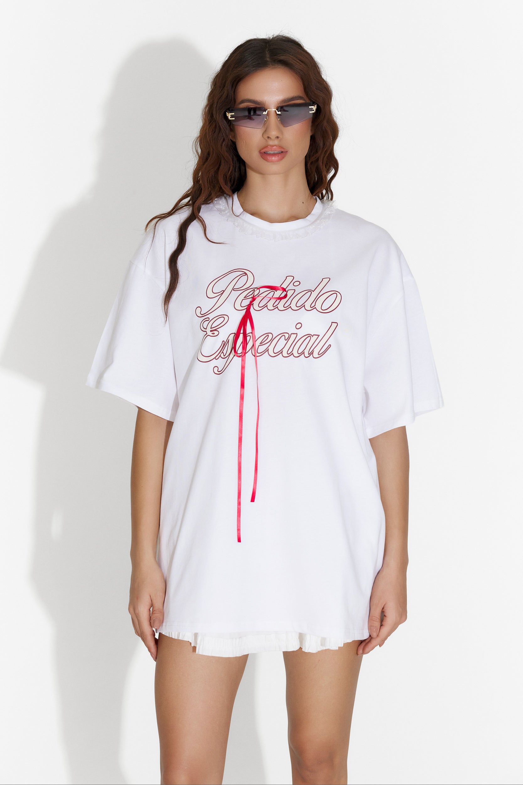 Tricou dama casual alb Zoila Bogas