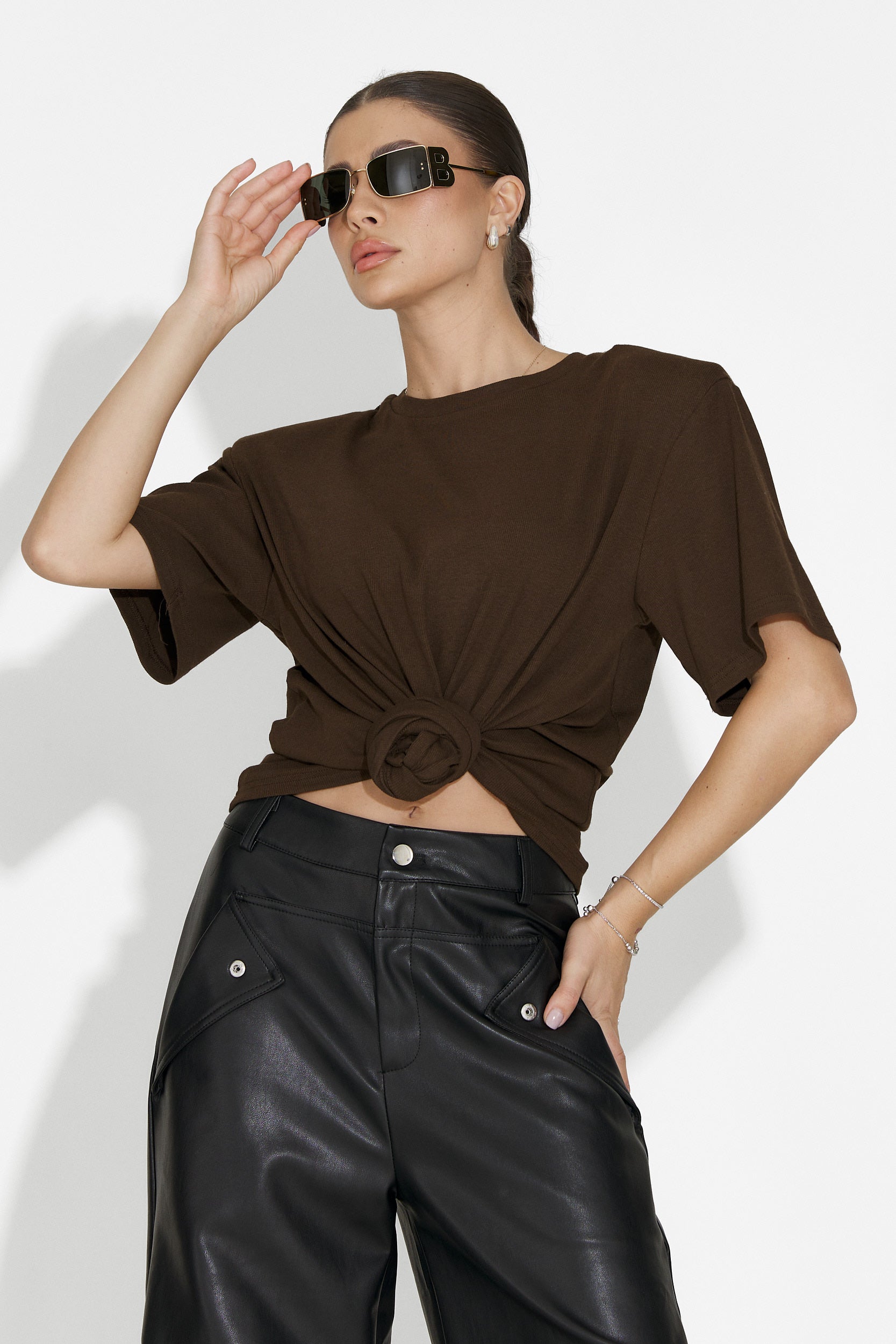 Tricou dama casual maro Norelia Bogas