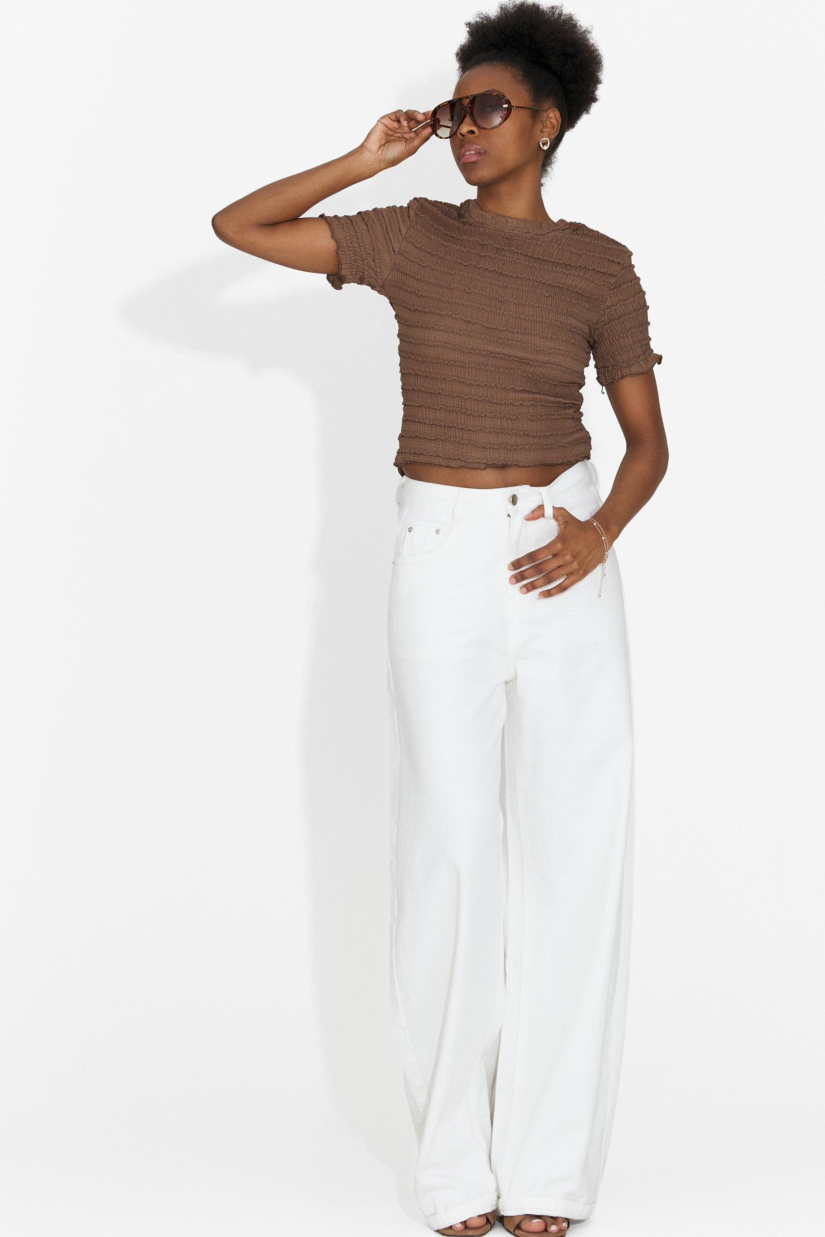 Tricou dama casual maro Versala Bogas
