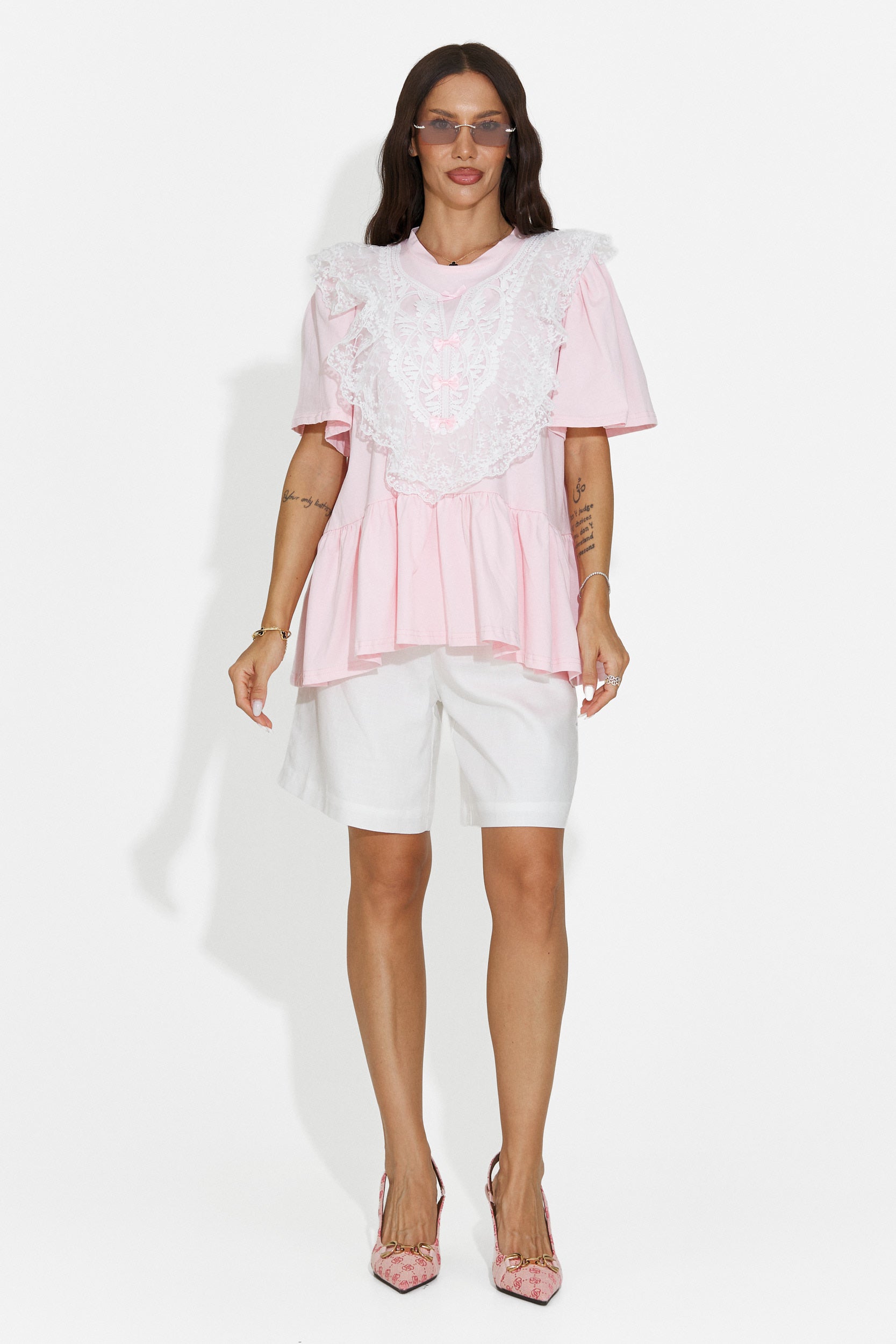 Tricou dama casual roz Besana Bogas