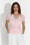 Melton Bogas Casual Pink Ladies T-shirt