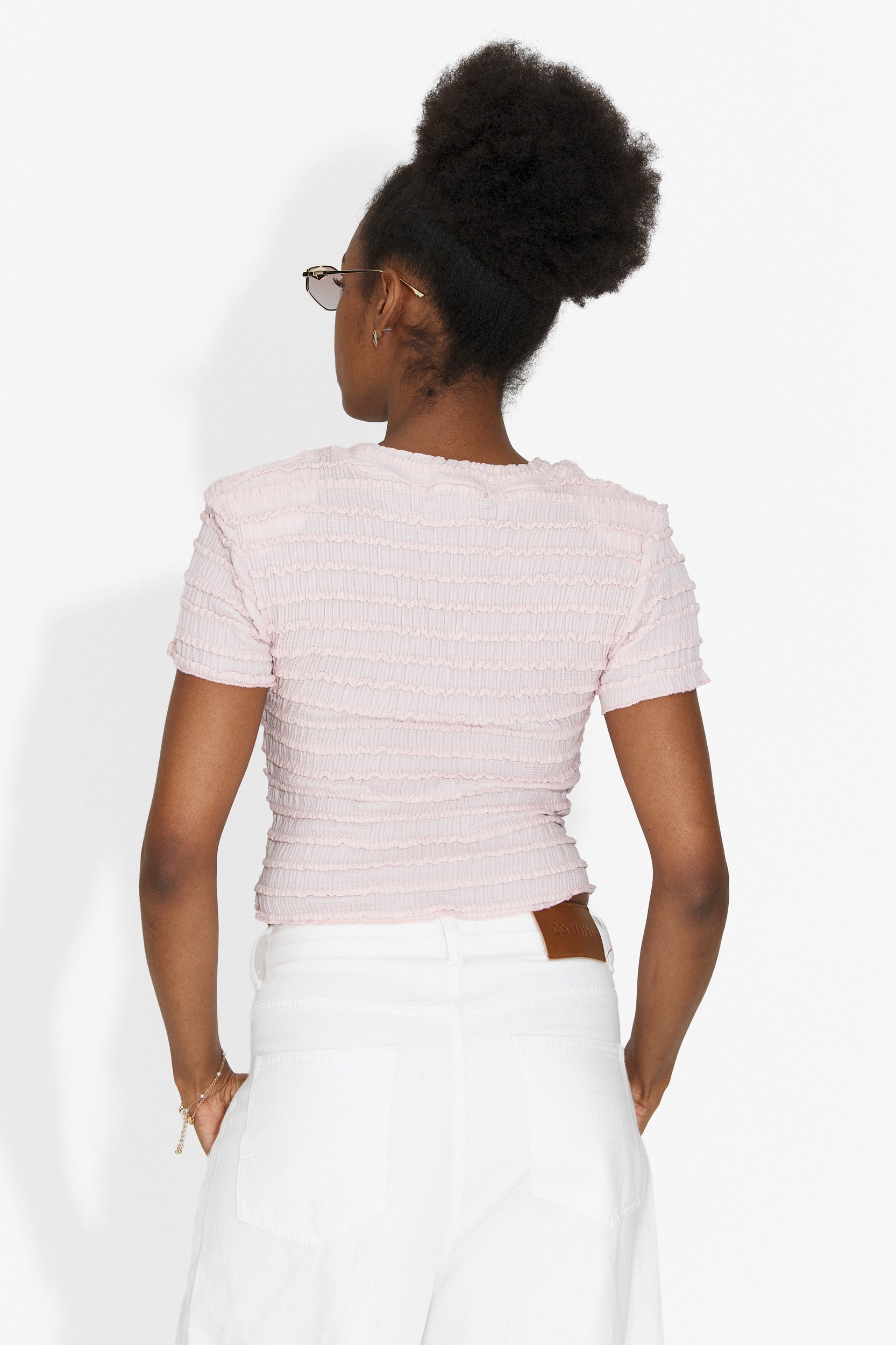 Tricou dama casual roz Versala Bogas
