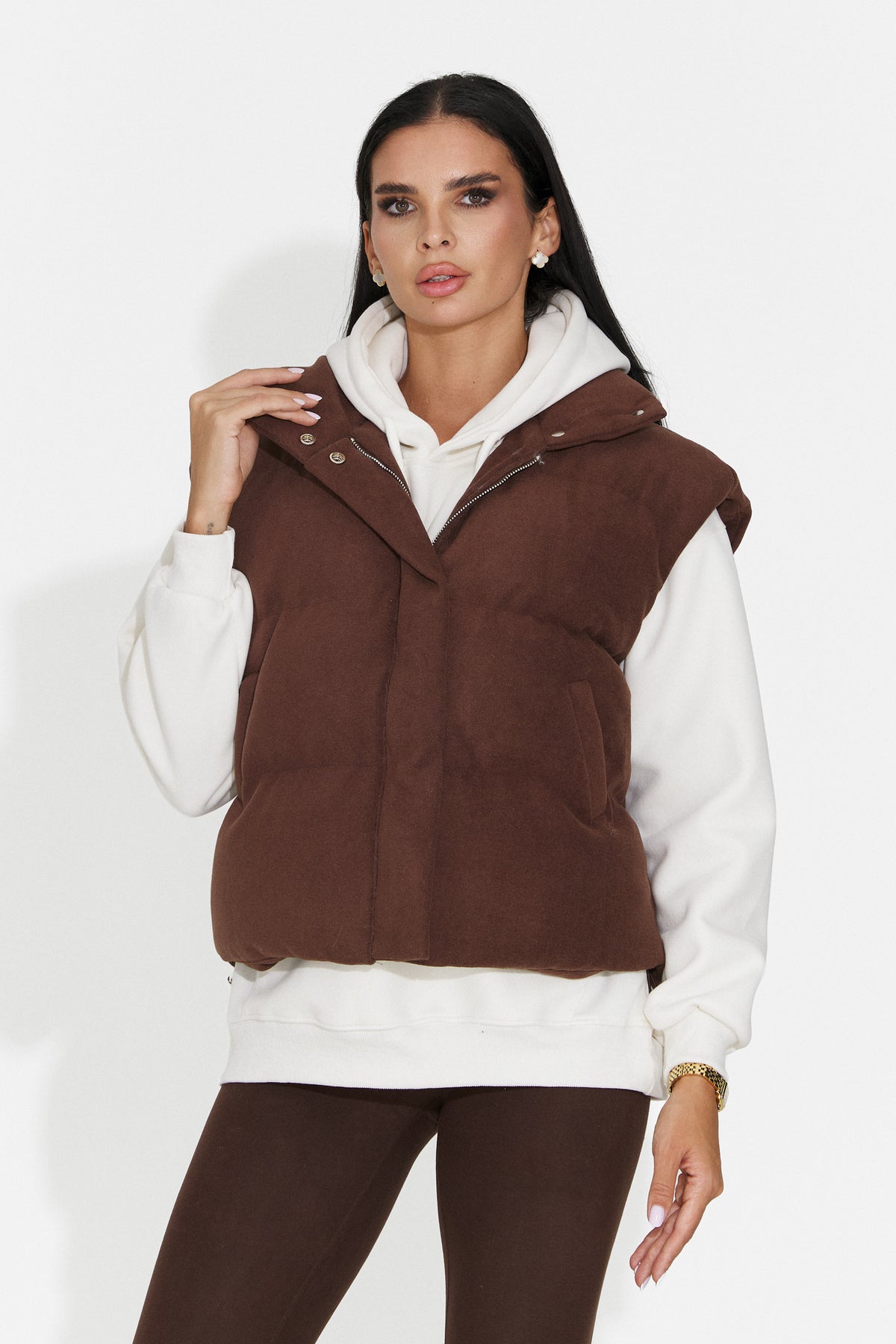 Vesta casual maro Glymzesia Bogas