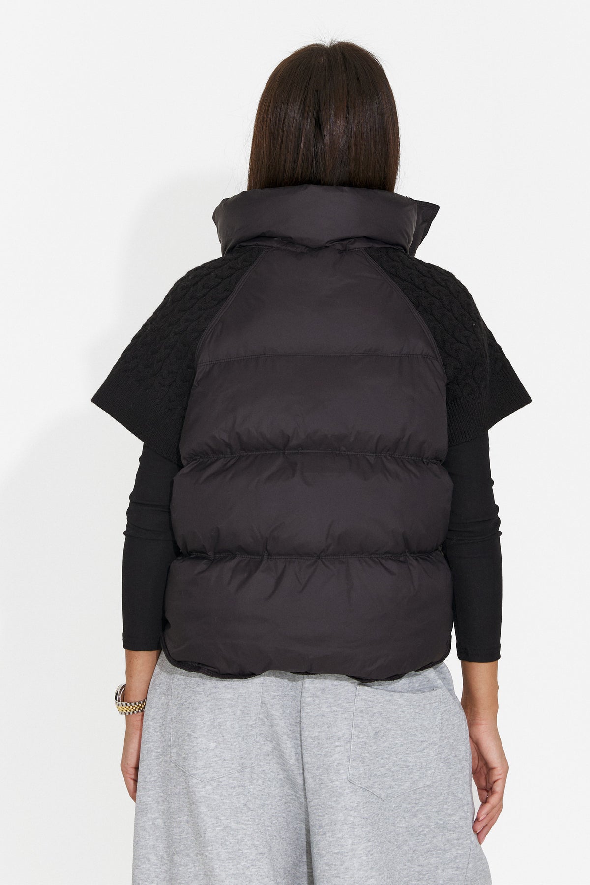Vesta casual neagra Vulrira Bogas