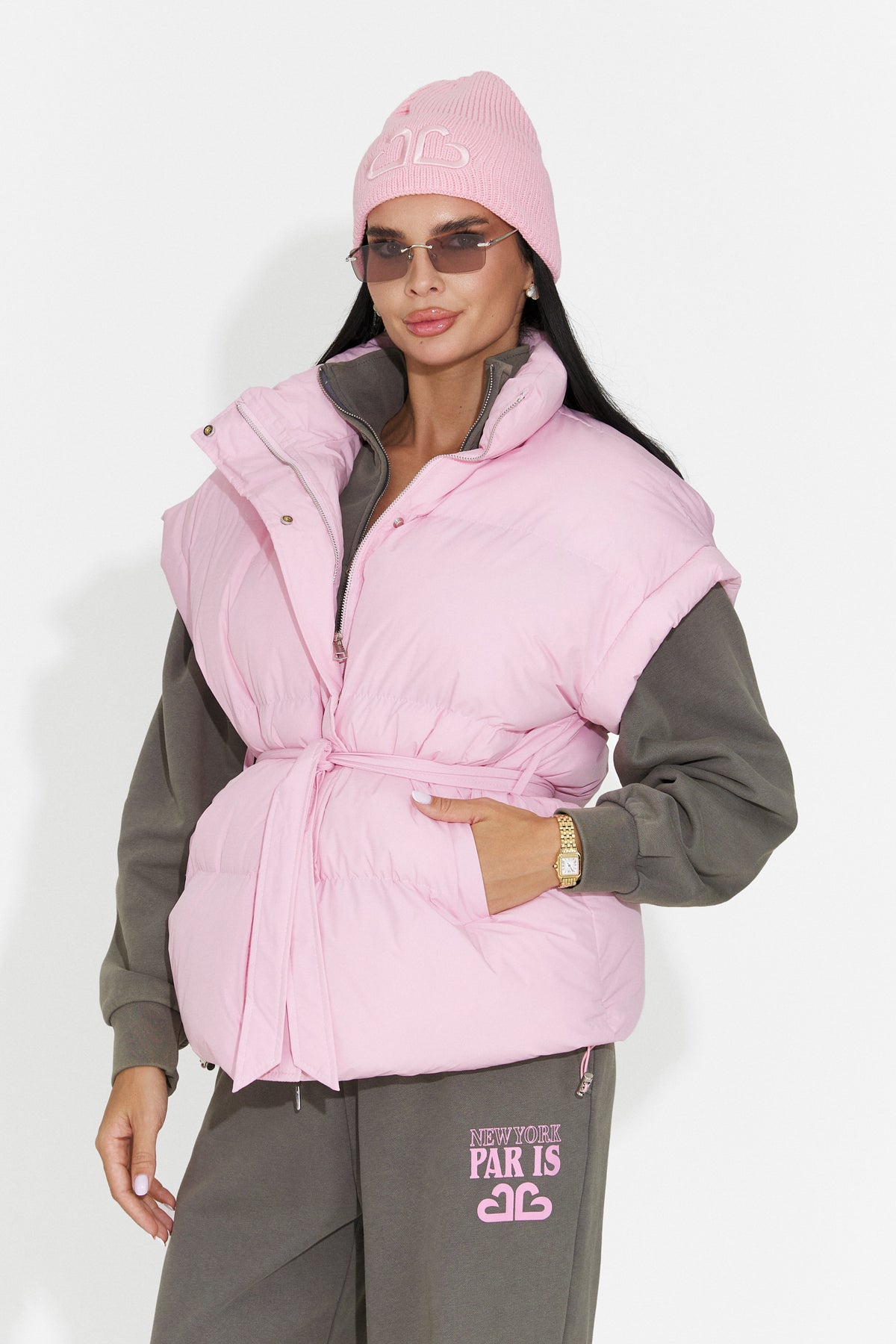 Vesta casual roz Selitsoria Bogas