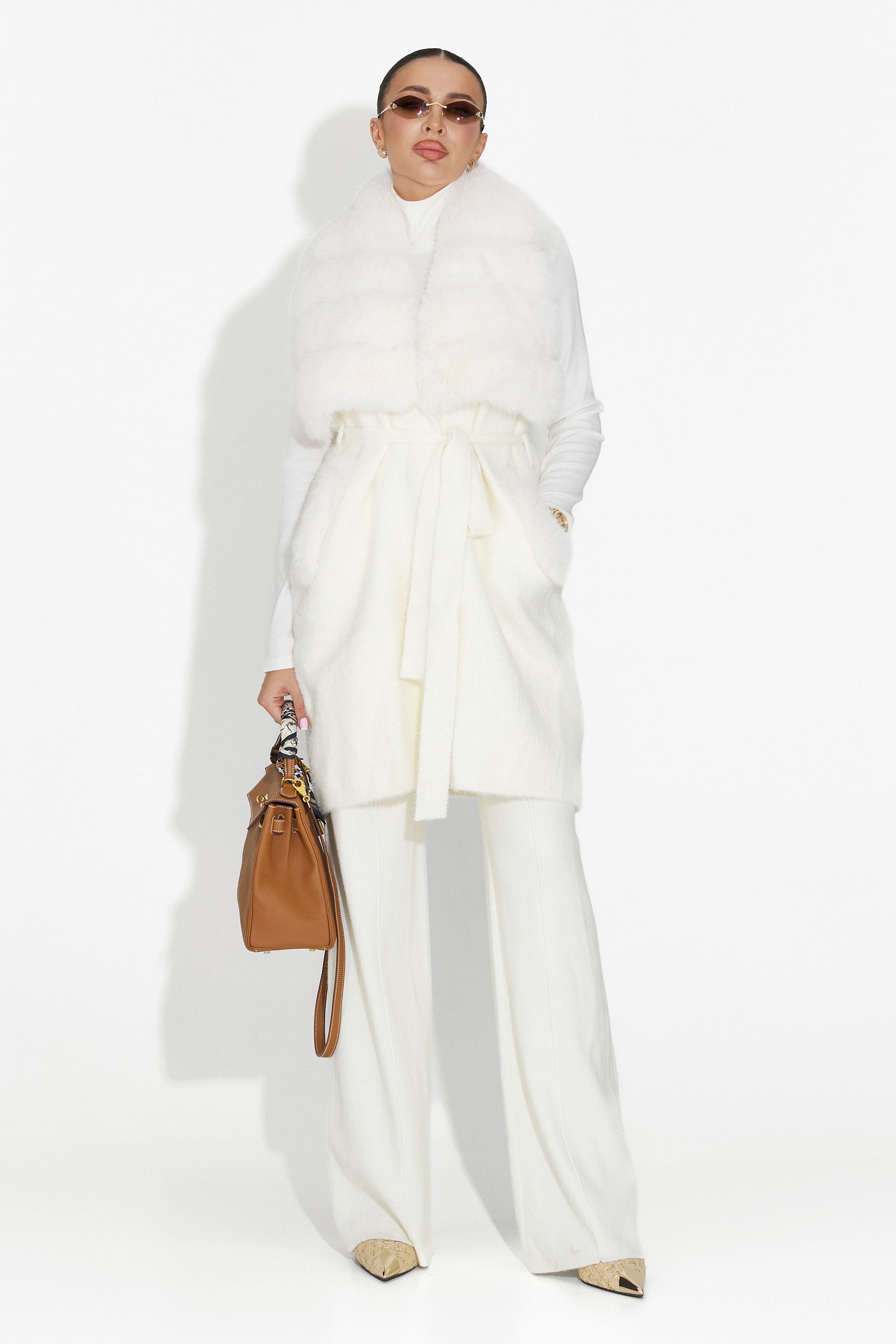 Beige Cloria Bogas Ladies Vest