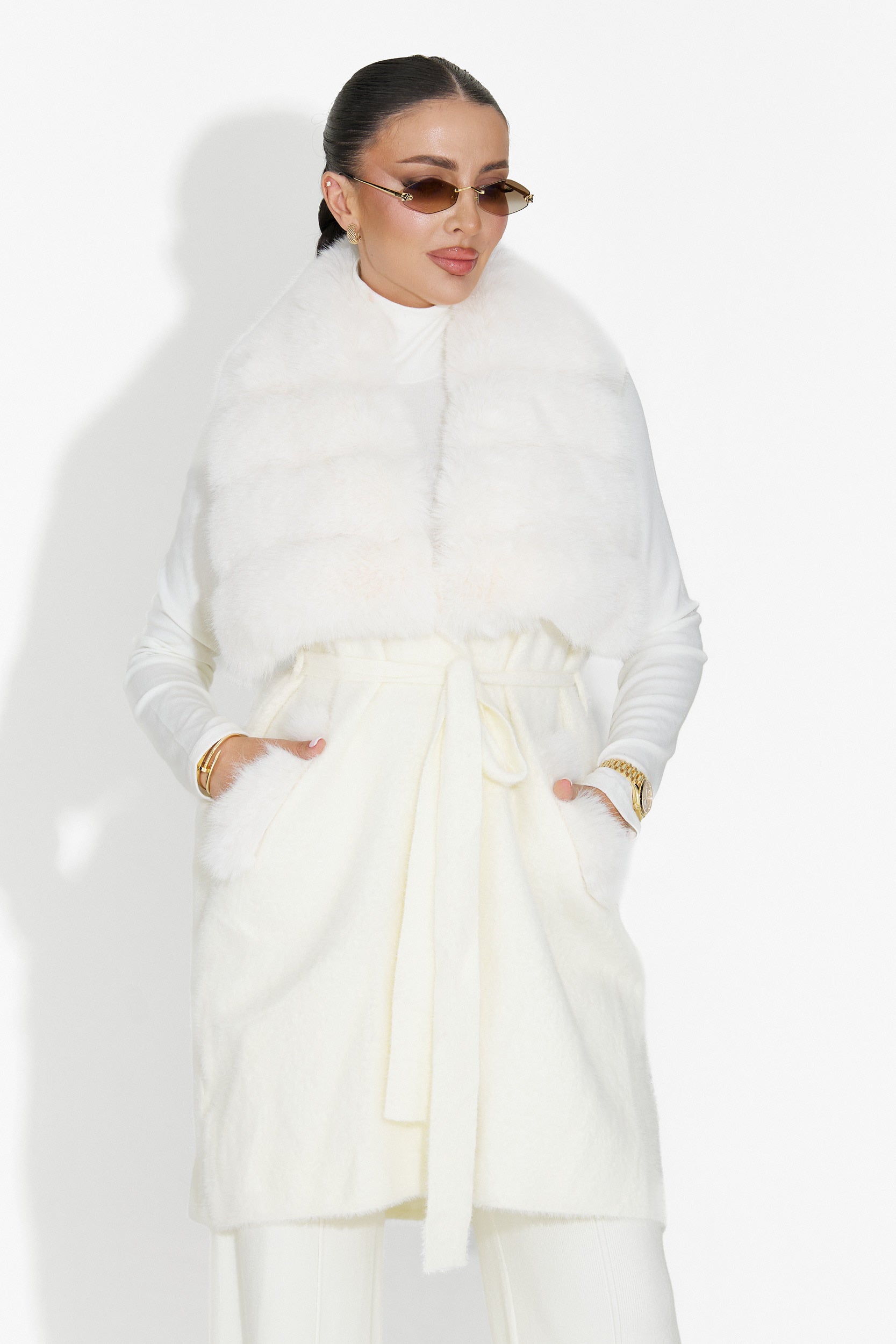 Beige Cloria Bogas Ladies Vest