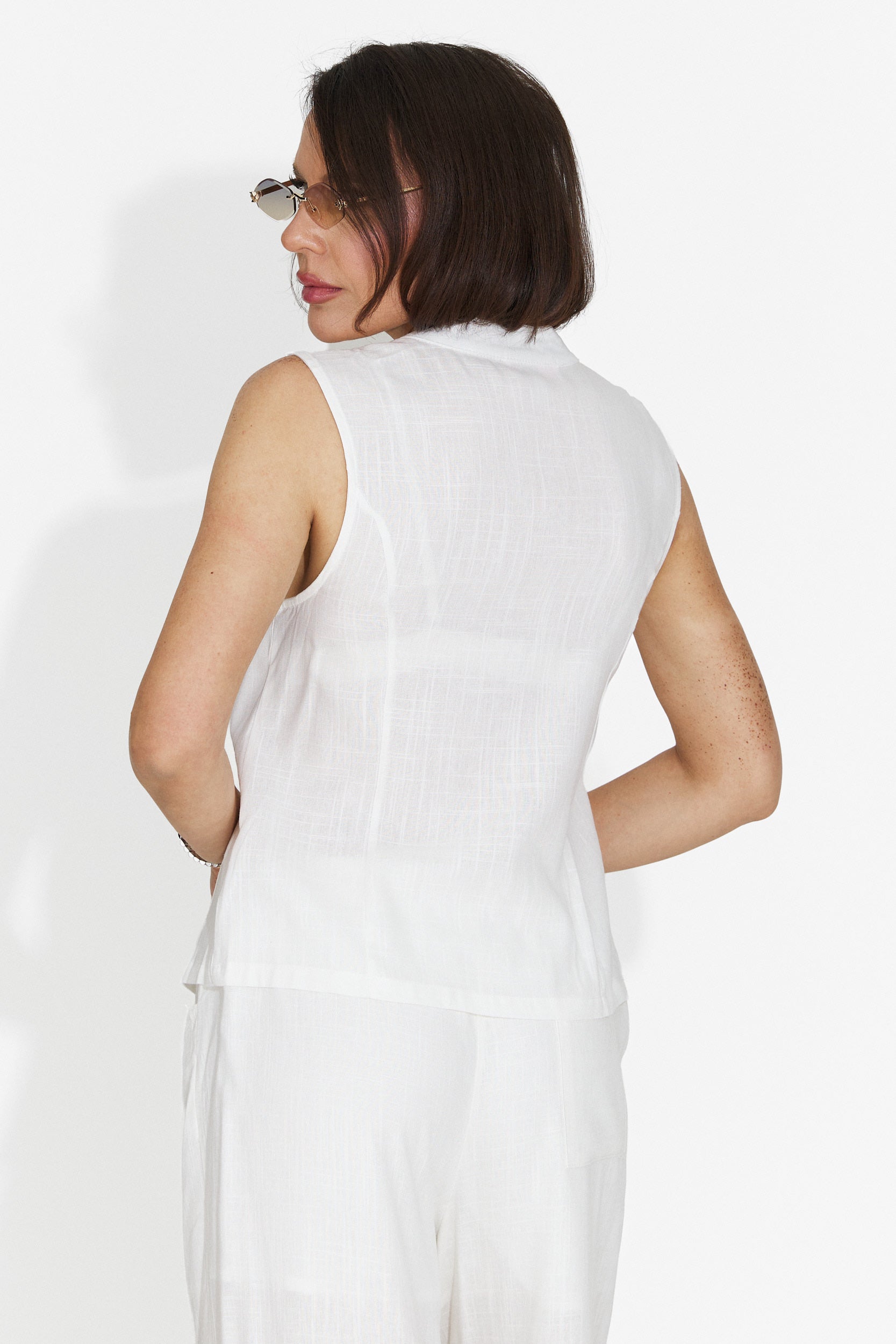 Vesta dama casual alba Glory Bogas