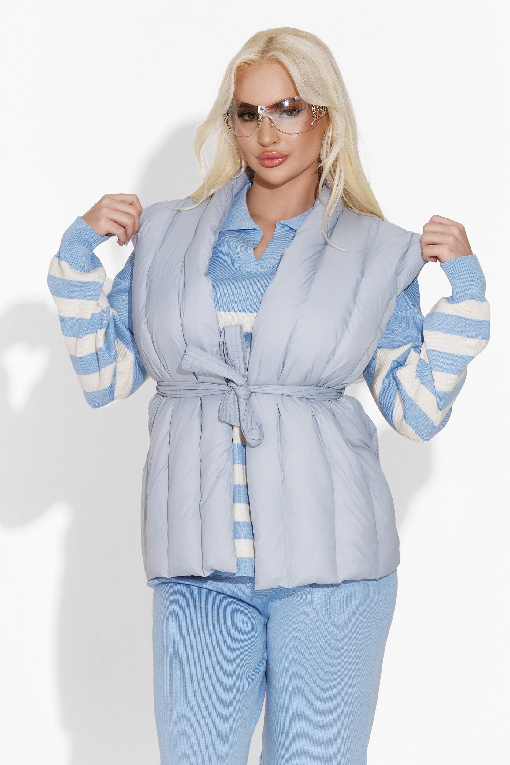 Gisela Bogas Casual Blue Ladies Vest
