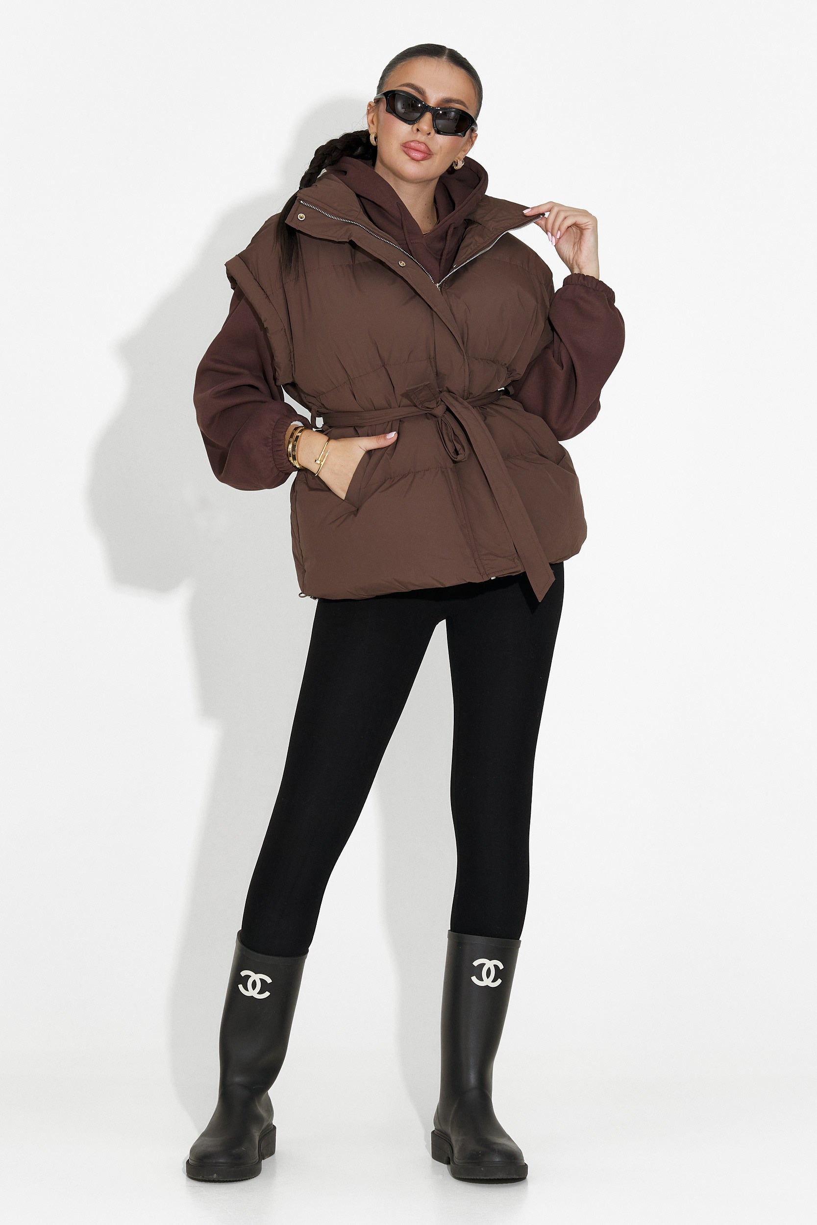 Vesta dama casual maro Denoria Bogas