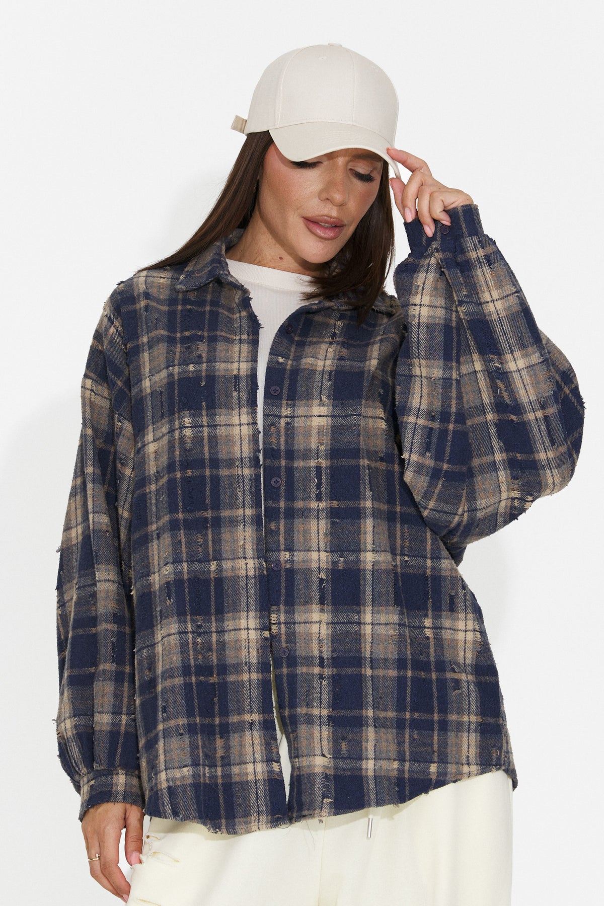 Camasa dama casual bleumarin Jasara Bogas