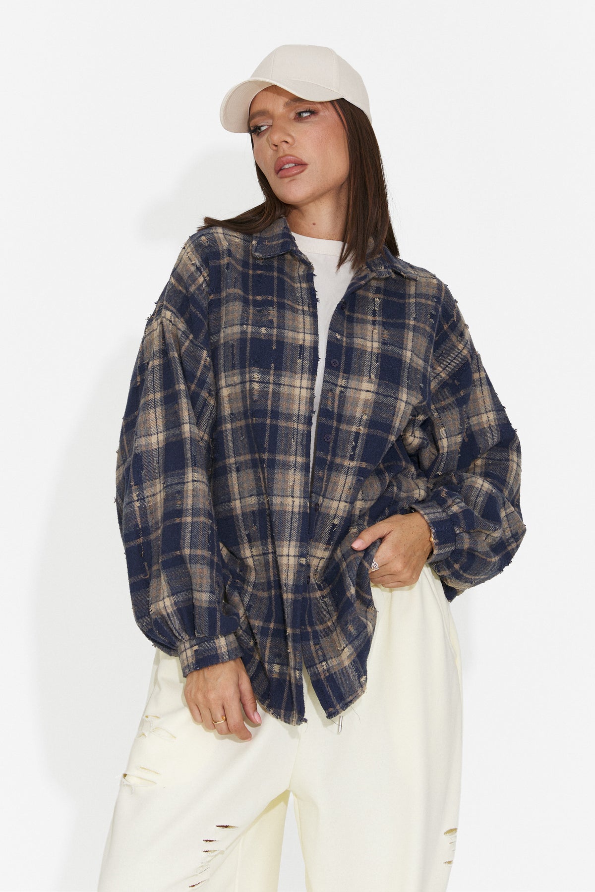 Camasa dama casual bleumarin Jasara Bogas