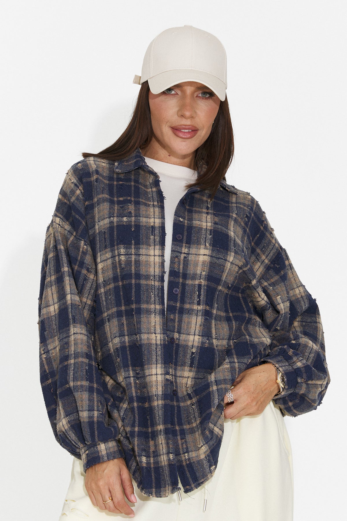 Camasa dama casual bleumarin Jasara Bogas