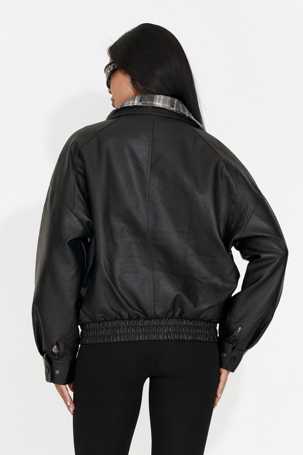 Geaca dama casual neagra Nadyesia Bogas