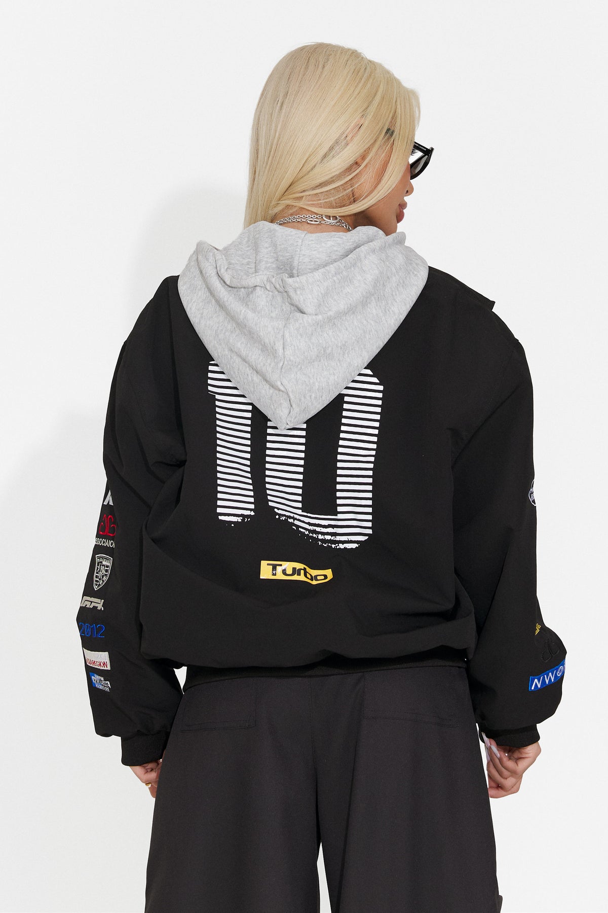 Geaca dama casual neagra Adisana Bogas