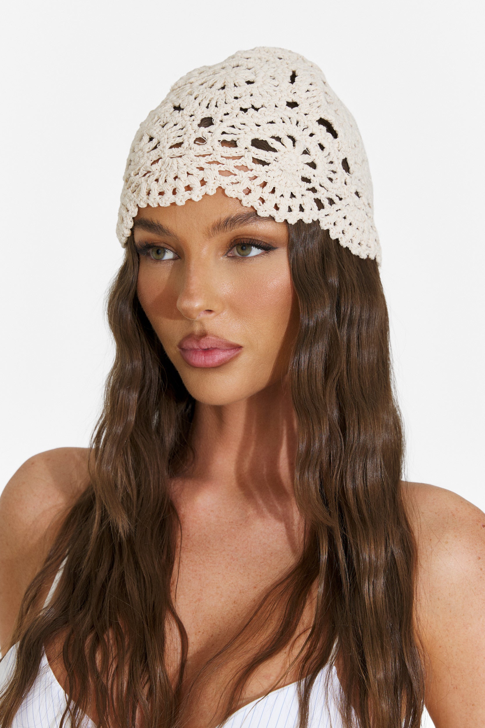 Accesoriu dama cap bej Senis Bogas