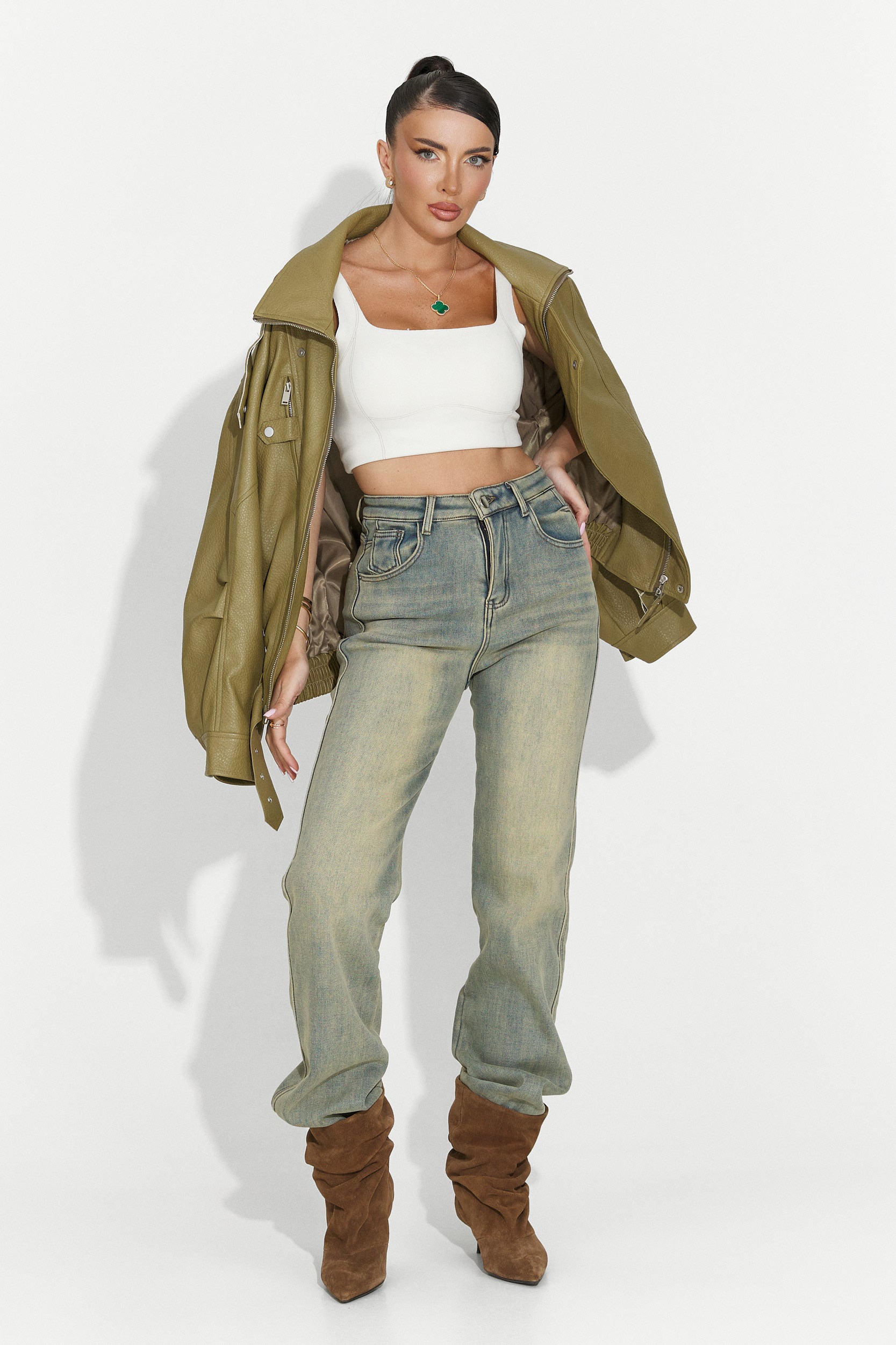 Casual blue women's jeans Brisia Bogas