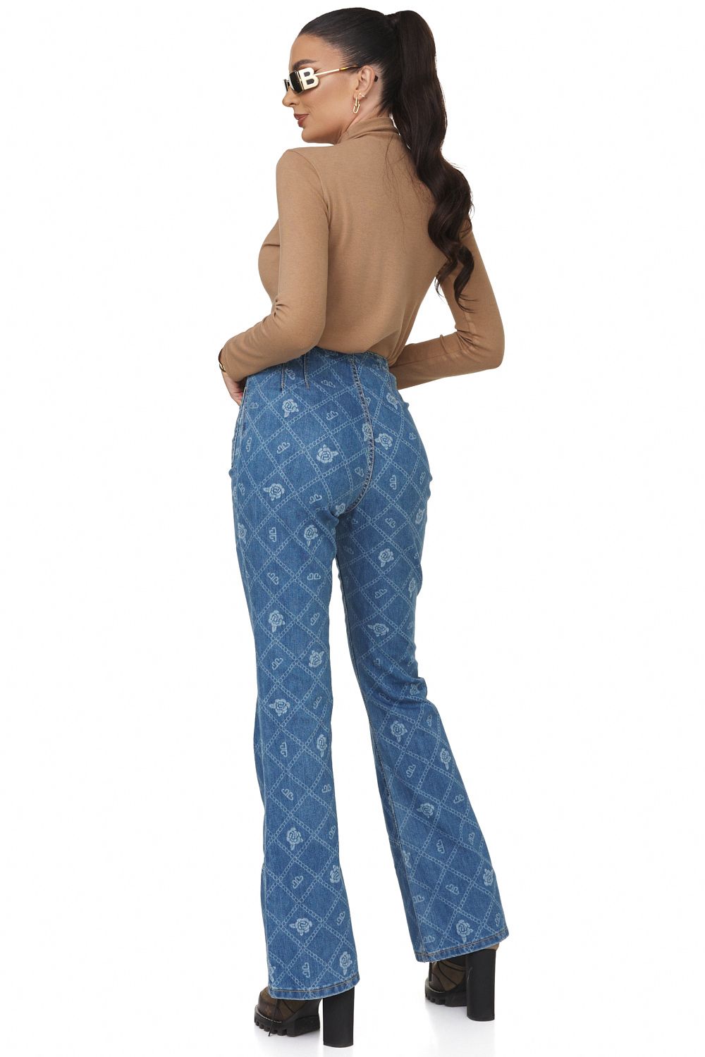 Blugi dama casual albastri Colers Bogas