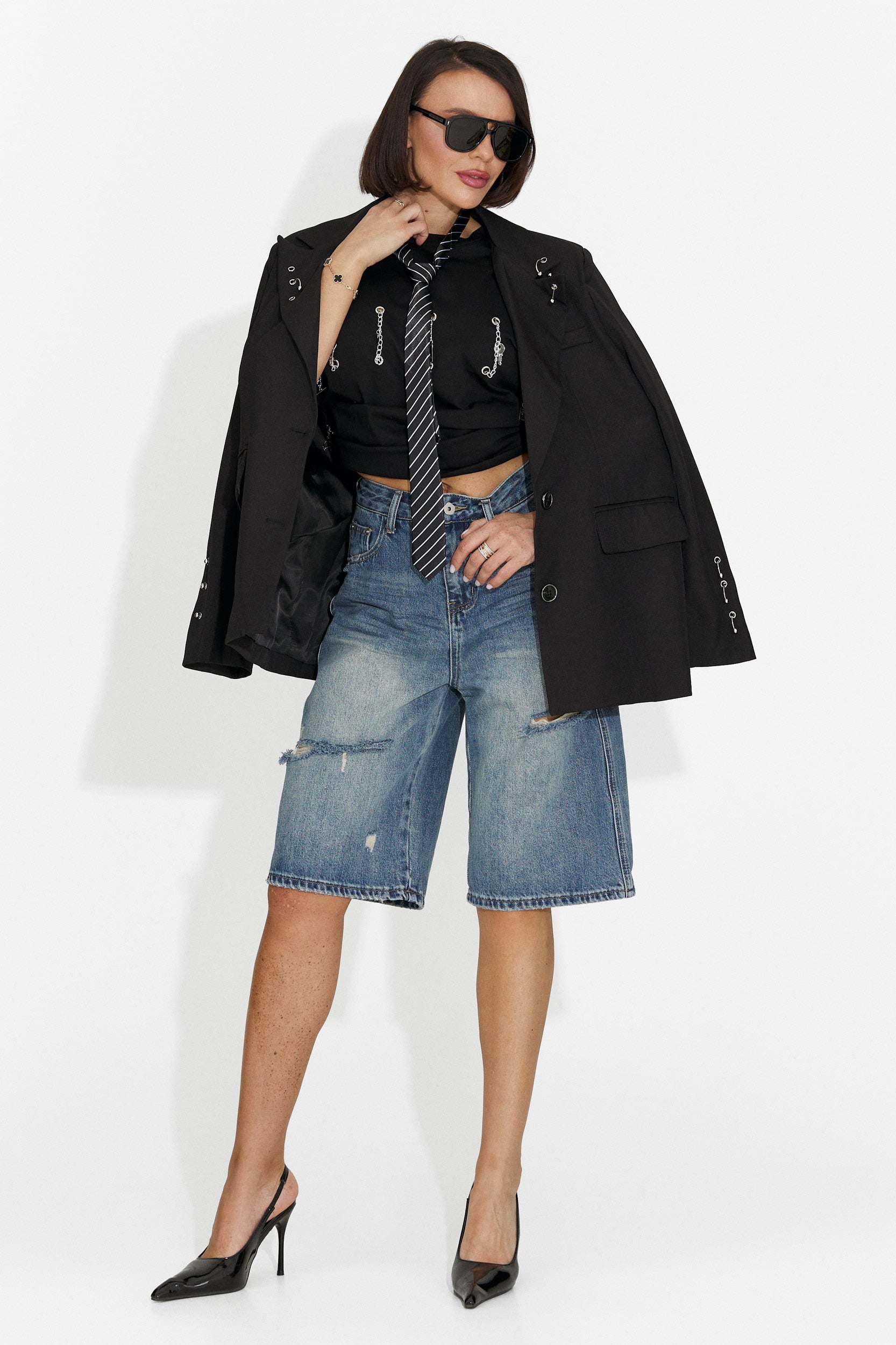 Blugi dama casual albastri Gimenez Bogas