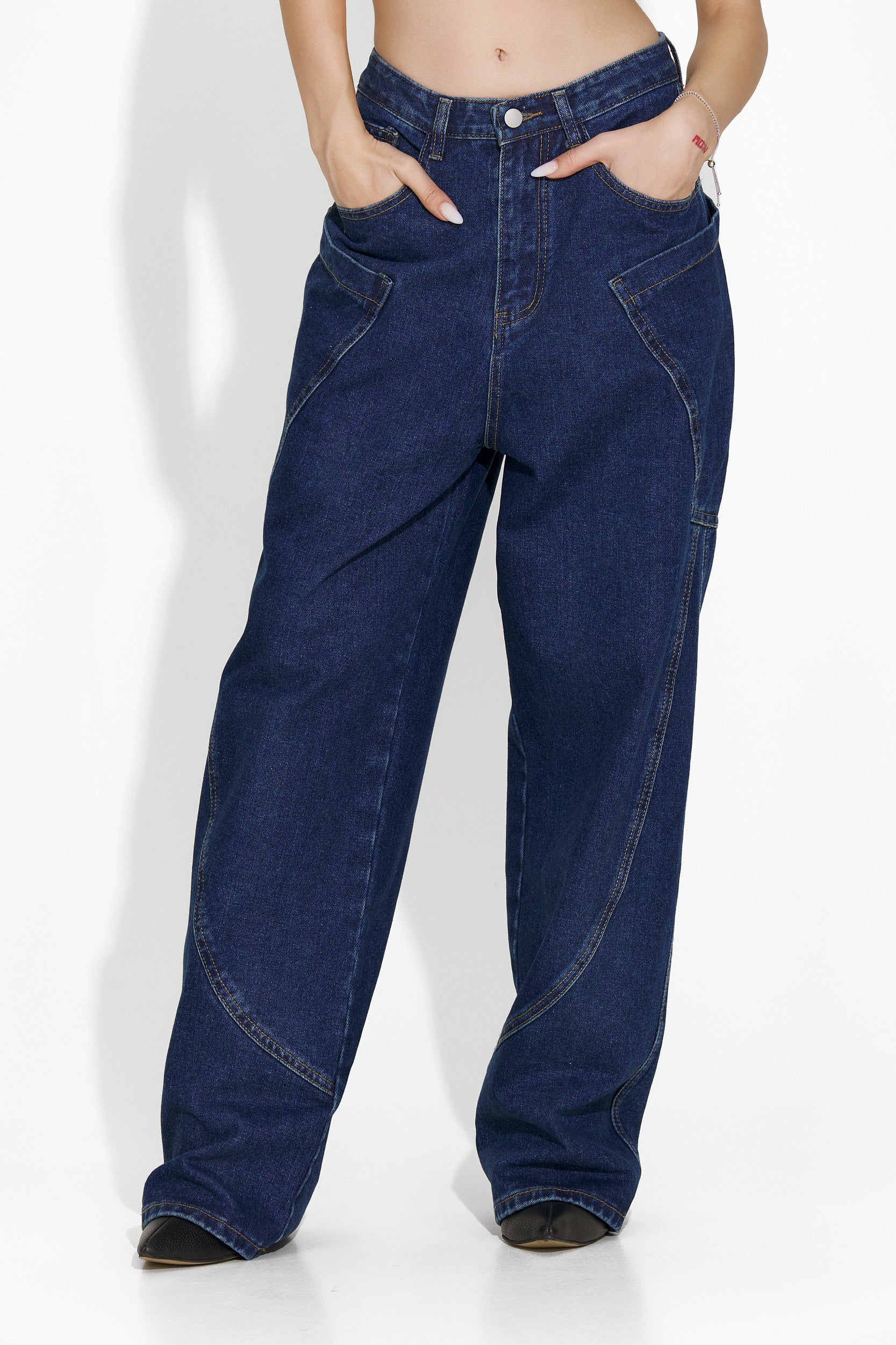 Sheril Bogas Casual Blue Ladies Jeans - Main Image