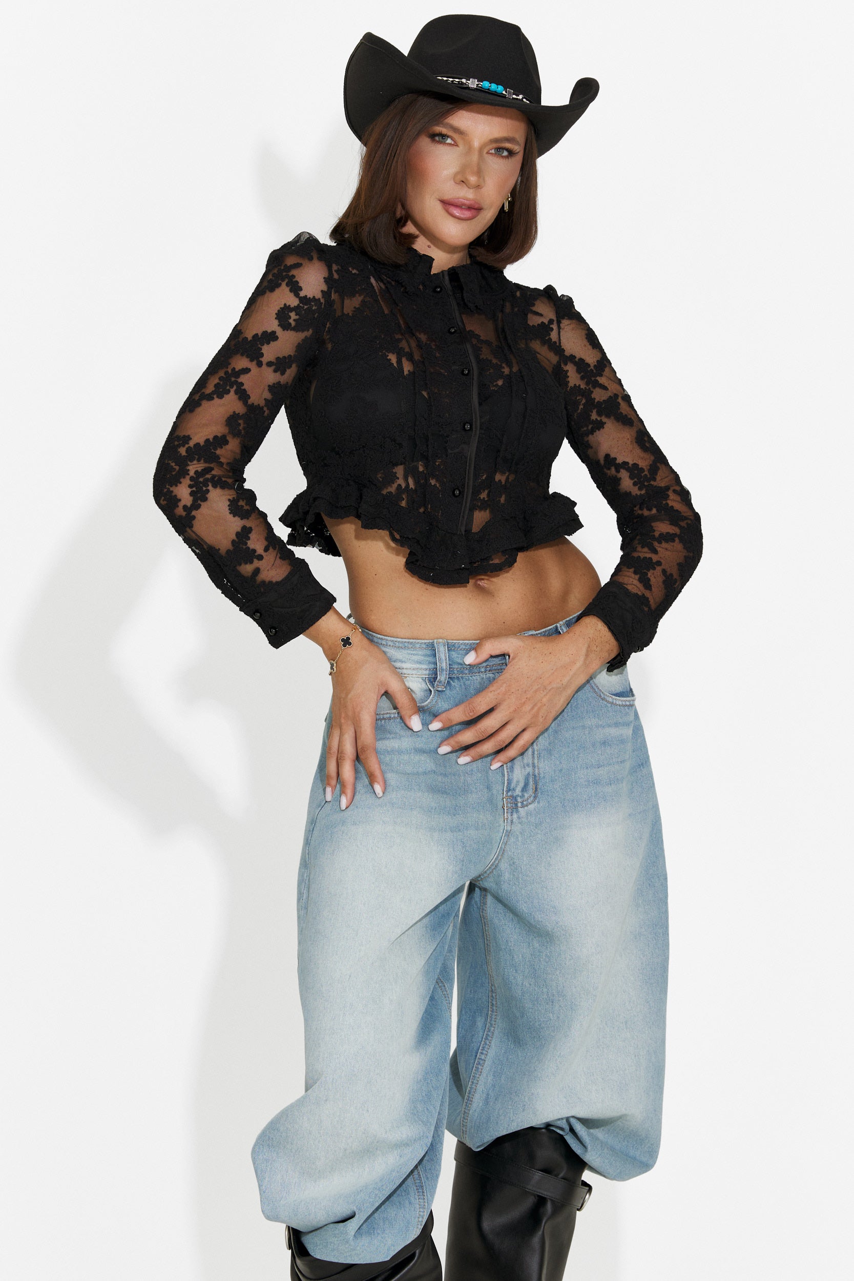 Blugi dama casual albastri Tolida Bogas