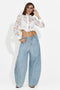 Blugi dama casual albastri Valiama Bogas