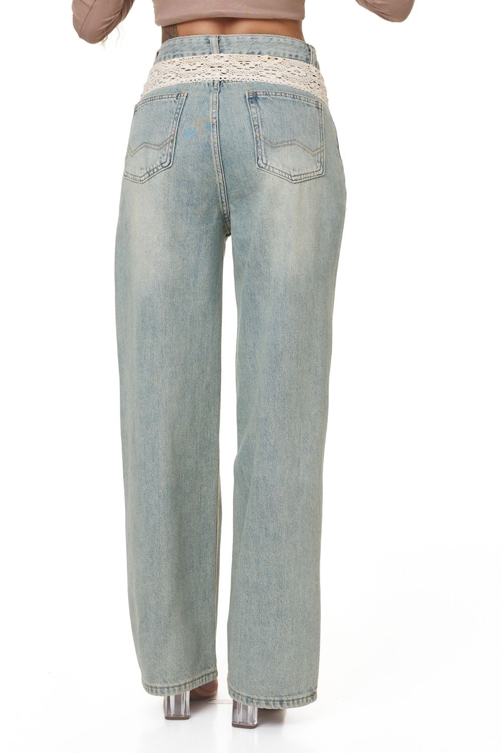 Blugi dama casual bleu Deriste Bogas