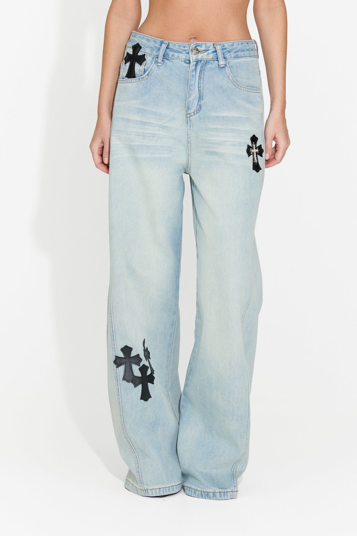 Blugi dama casual bleu Expira Bogas